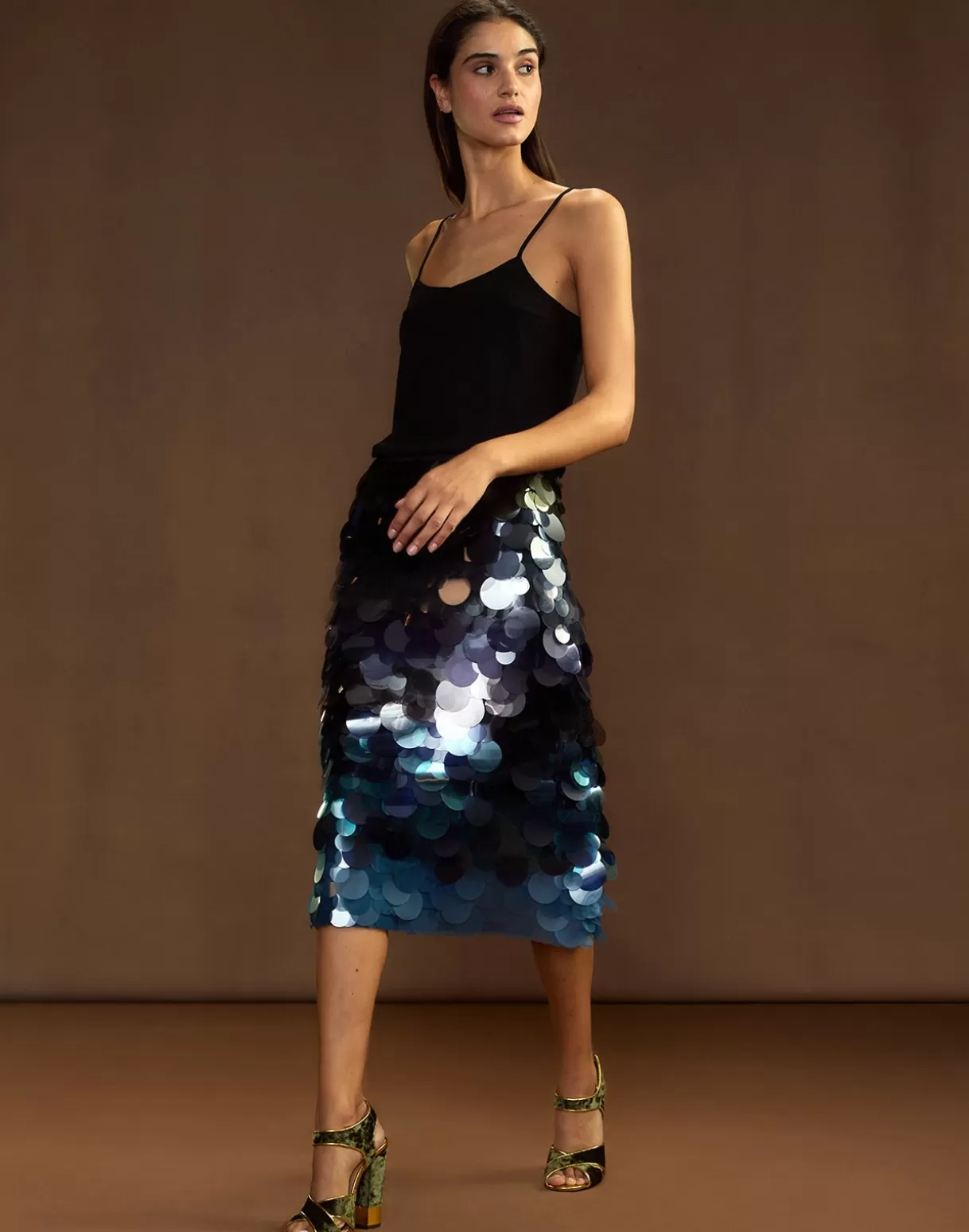 Bottoms-Cynthia Rowley Aurora Skirt NGTSKY