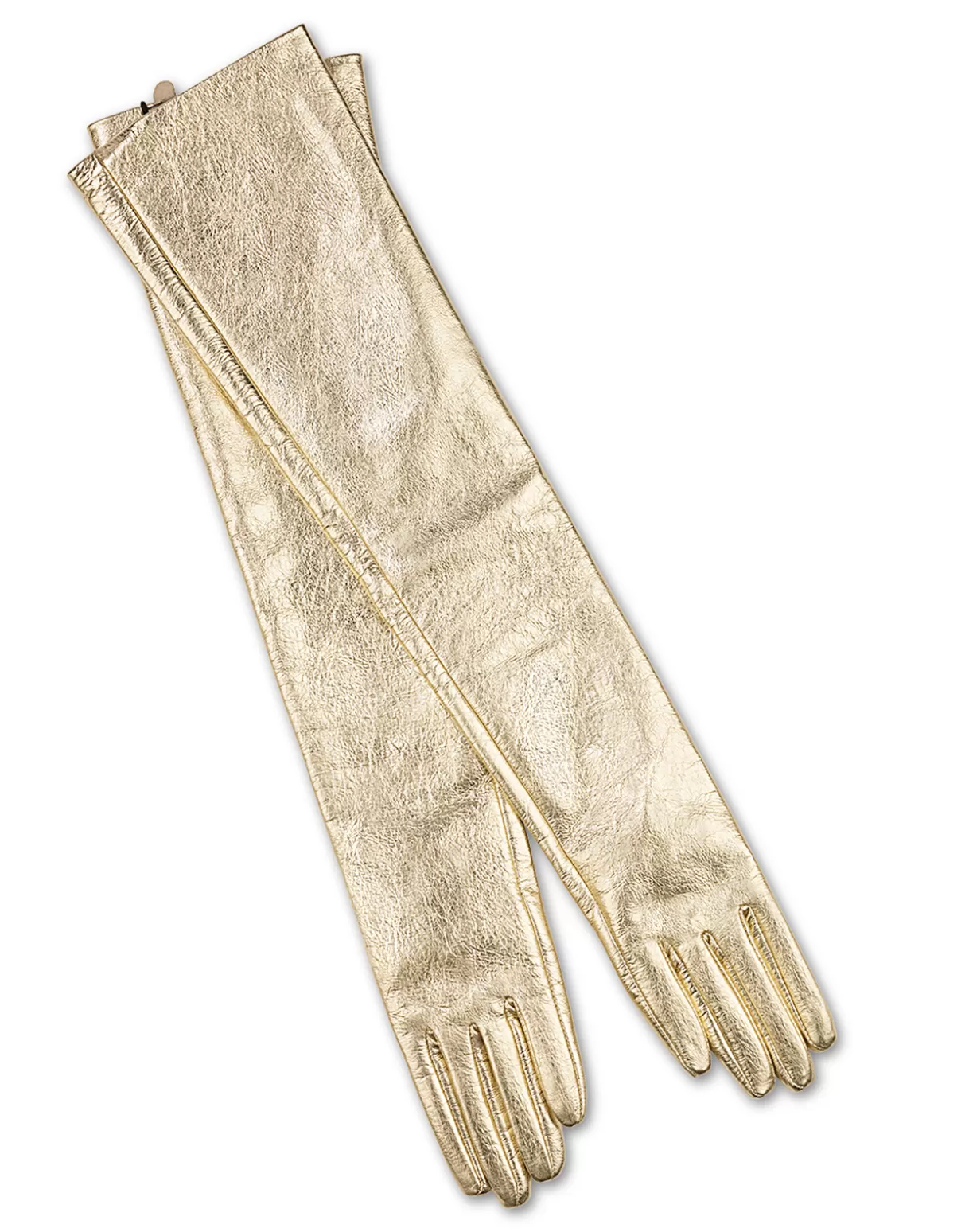Accessories | Accessories-Cynthia Rowley Bea Long Metallic Leather Gloves