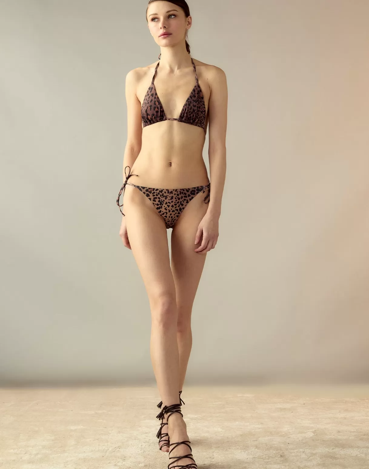 Surf & Swim-Cynthia Rowley Bella Bikini Bottom LEOPD