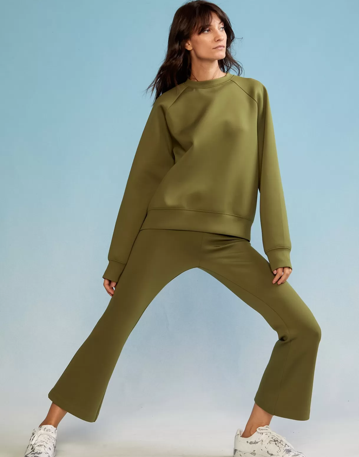 All Sport-Cynthia Rowley Bonded Active Pant DRKGR