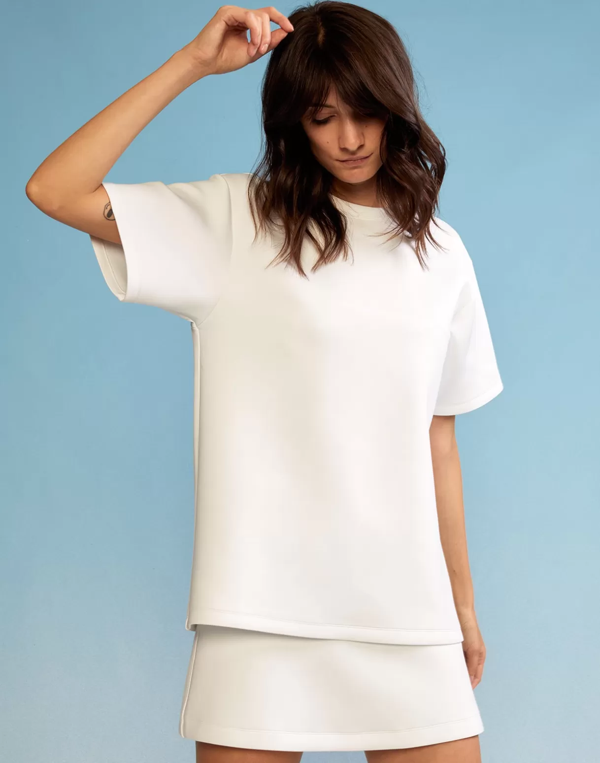 All Sport-Cynthia Rowley Bonded Tee White
