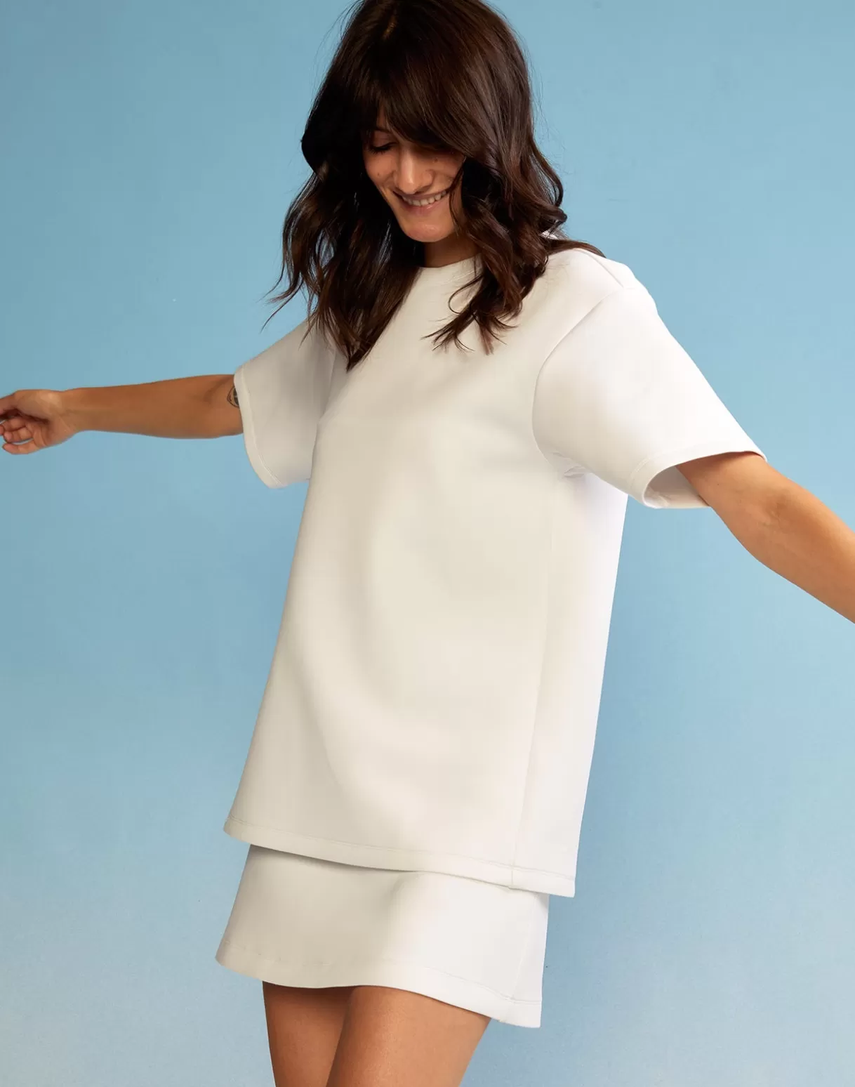 All Sport-Cynthia Rowley Bonded Tee White