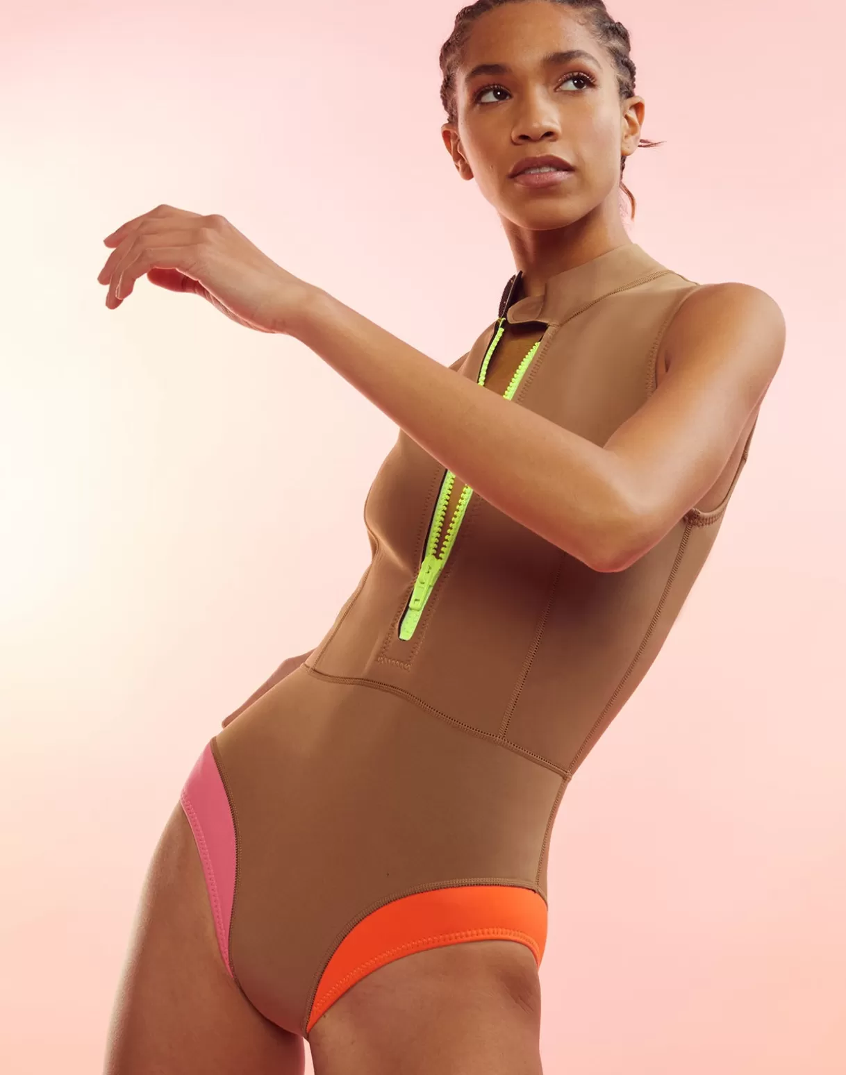 Surf & Swim-Cynthia Rowley Byron Wetsuit CAMEL
