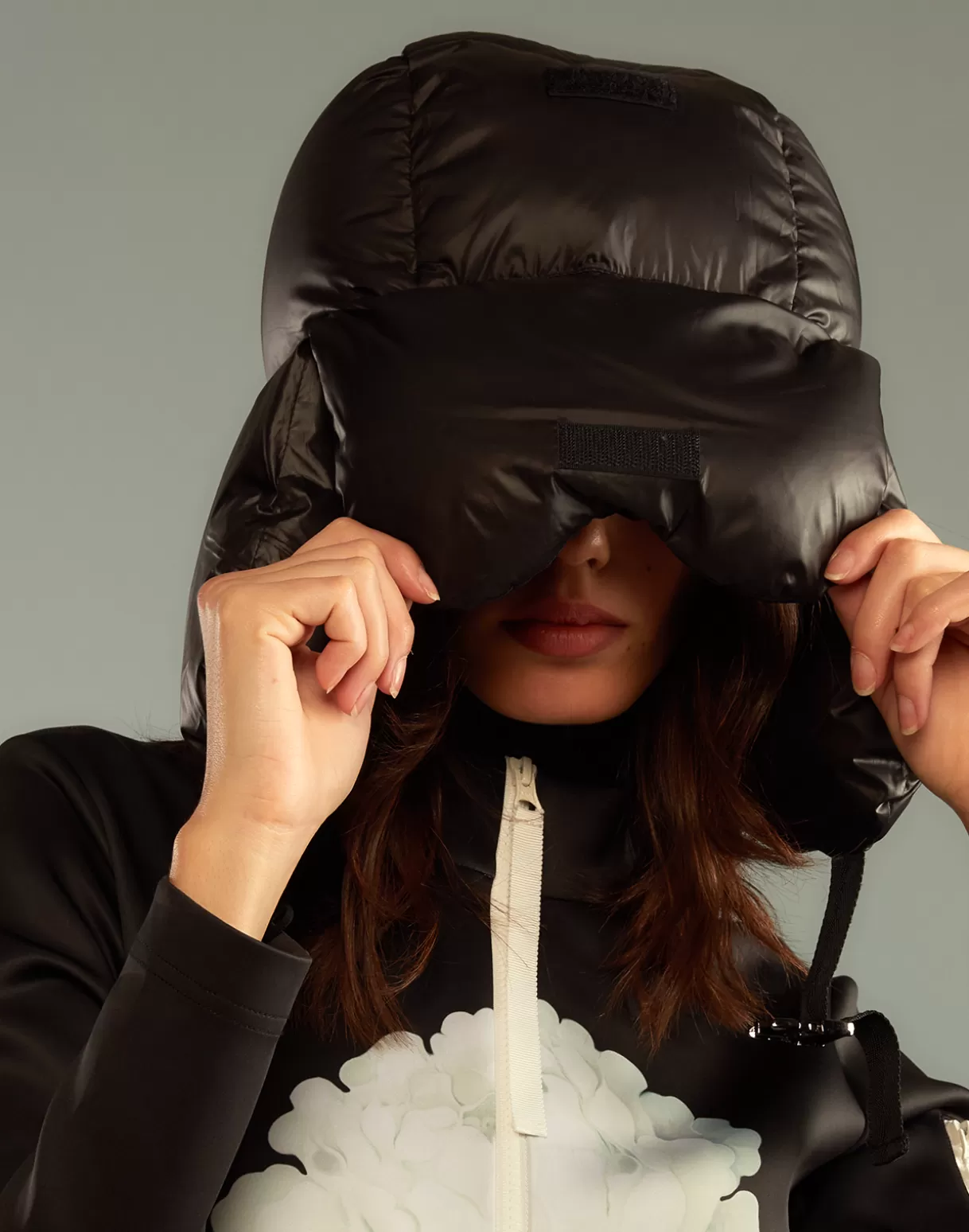 Snow-Cynthia Rowley Cloud Trapper Hat BLACK