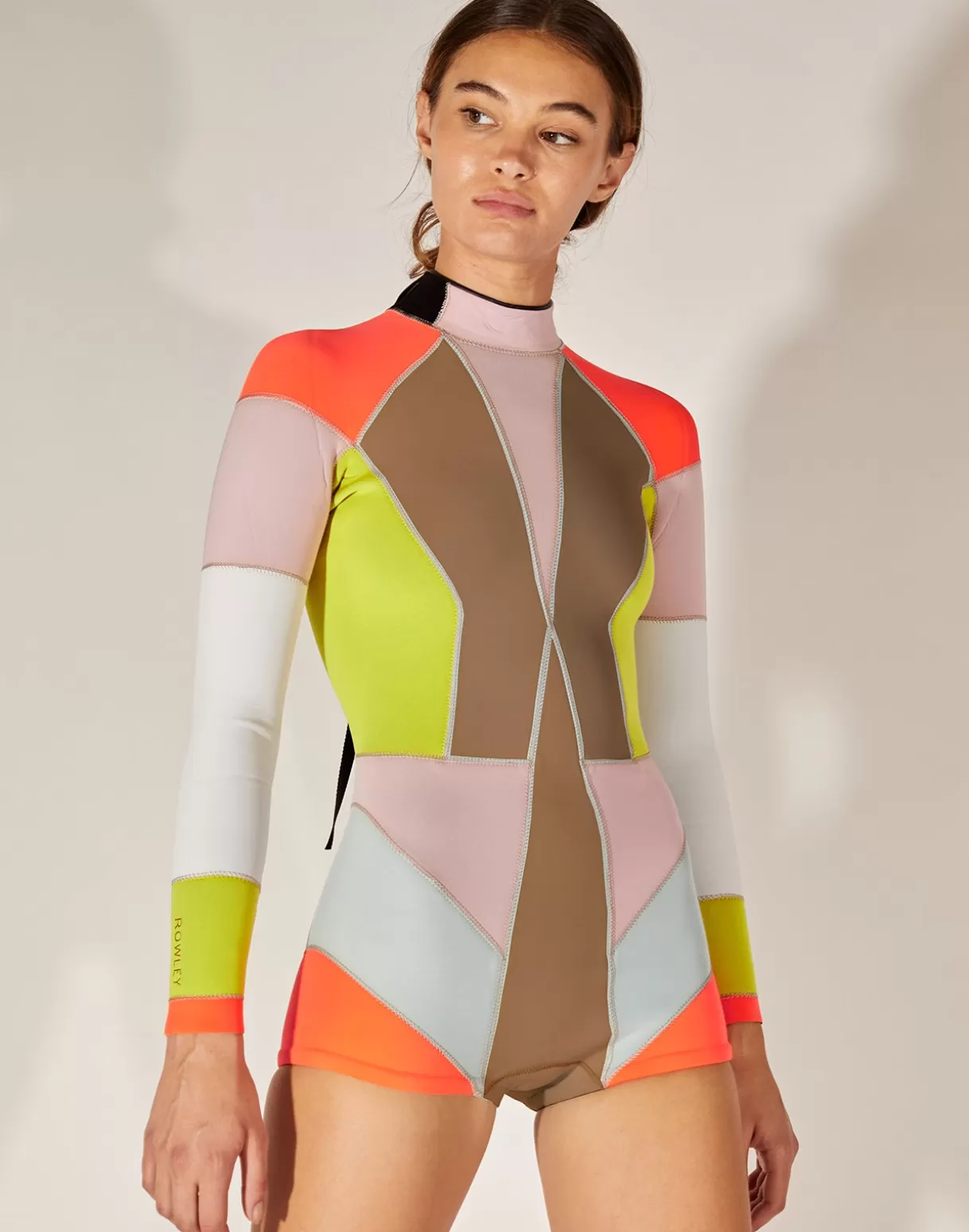 Surf & Swim-Cynthia Rowley Colorblock Wetsuit TPORC