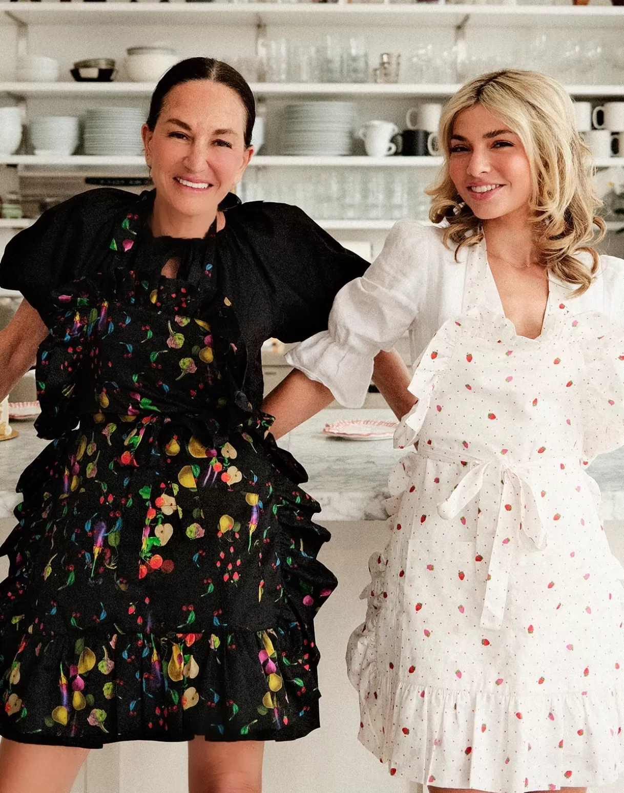 Home-Cynthia Rowley CR x Kit Ruffle Apron BLACK
