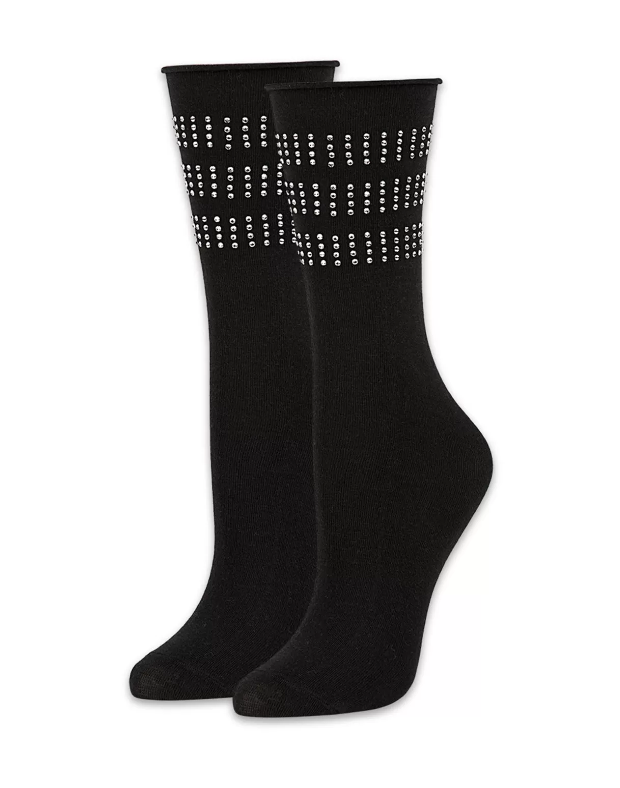 All Sport | Accessories-Cynthia Rowley Crystal Sport Socks BLACK