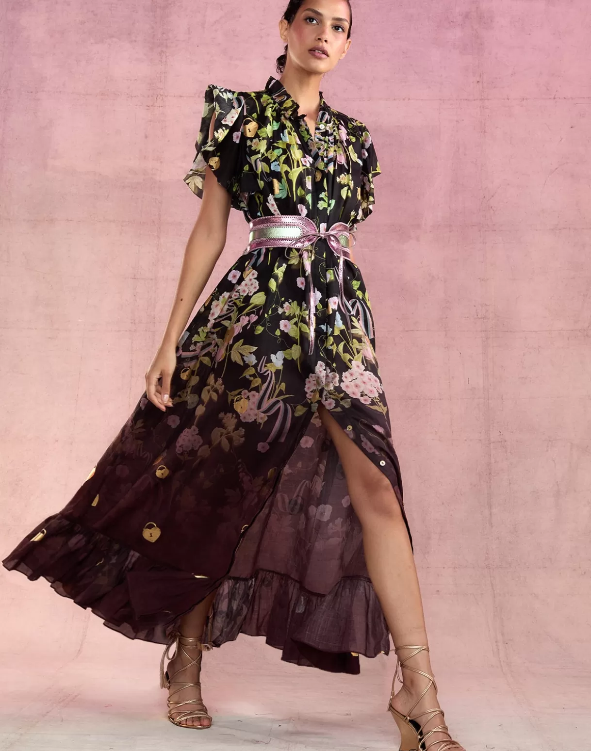 Dresses-Cynthia Rowley Dawn Dress BLKMT