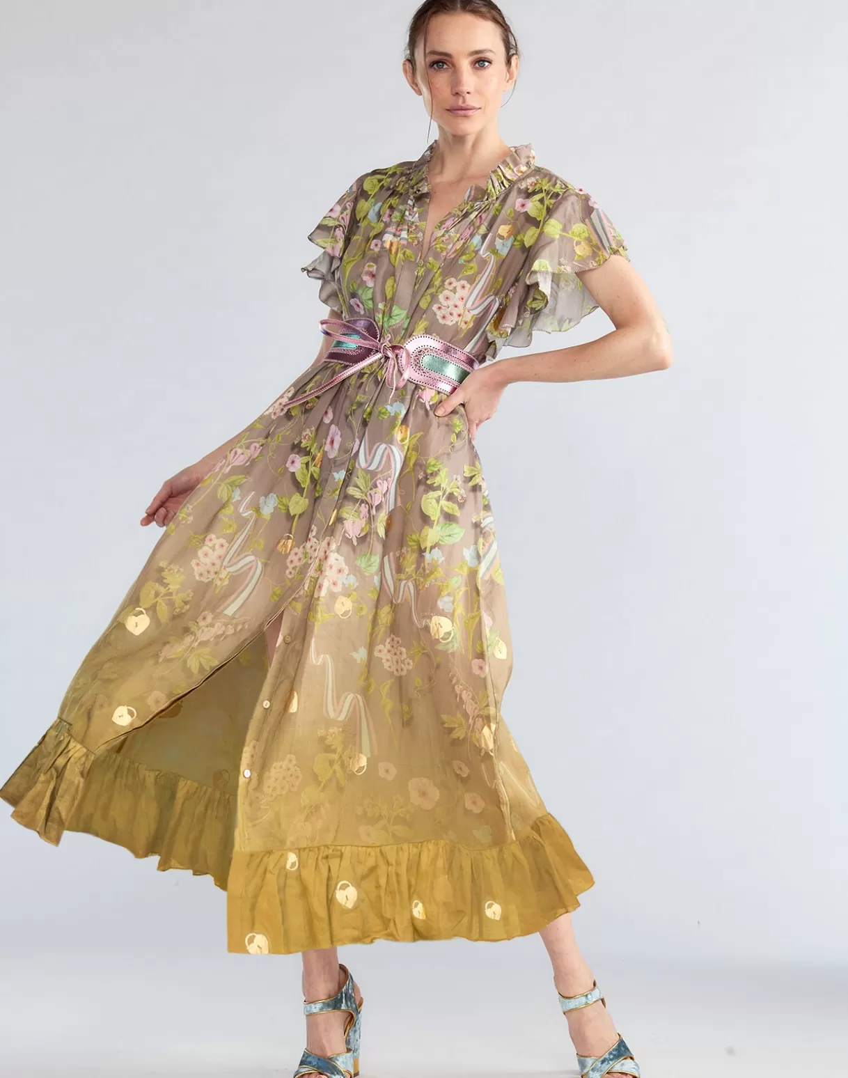 Dresses-Cynthia Rowley Dawn Dress CMLMLT