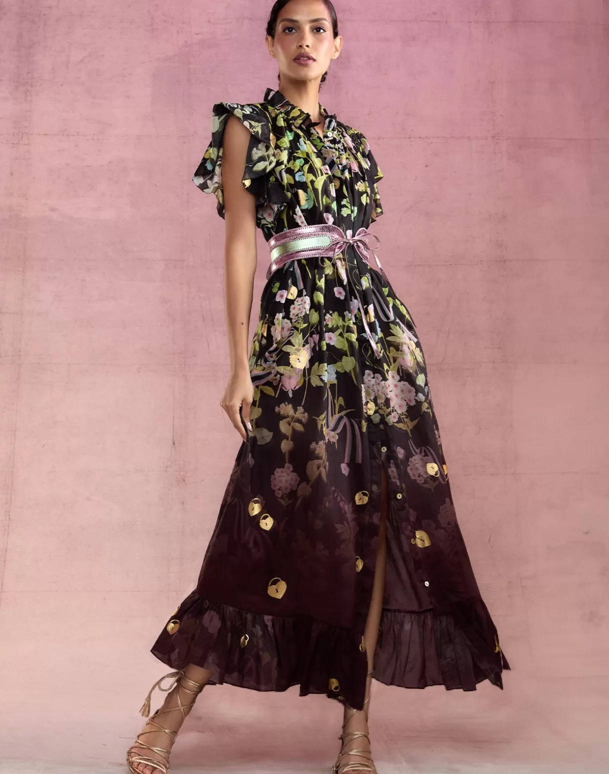 Dresses-Cynthia Rowley Dawn Dress BLKMT