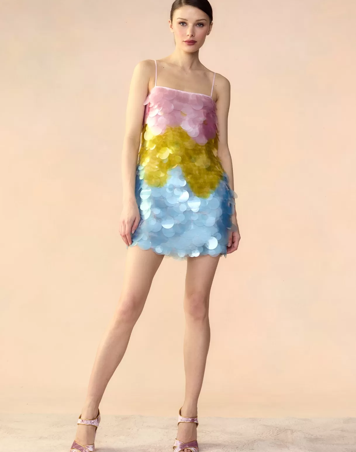Dresses-Cynthia Rowley Daylight Disco Dress PNKYLW