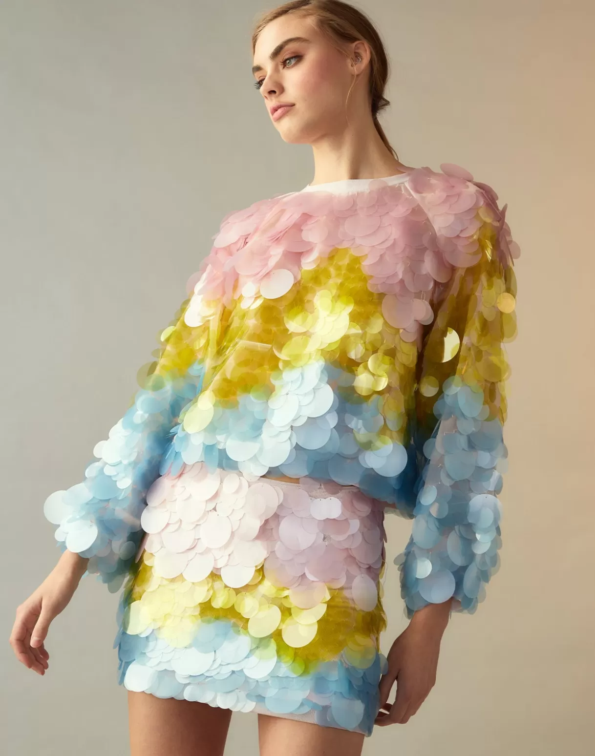 Bottoms-Cynthia Rowley Daylight Disco Skirt MULTI