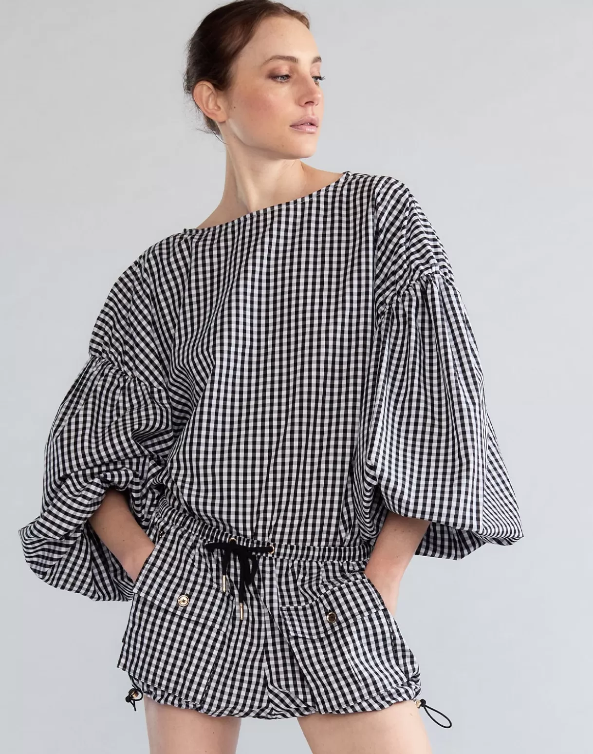 Tops-Cynthia Rowley Geneva Cotton Blouse BWGNH