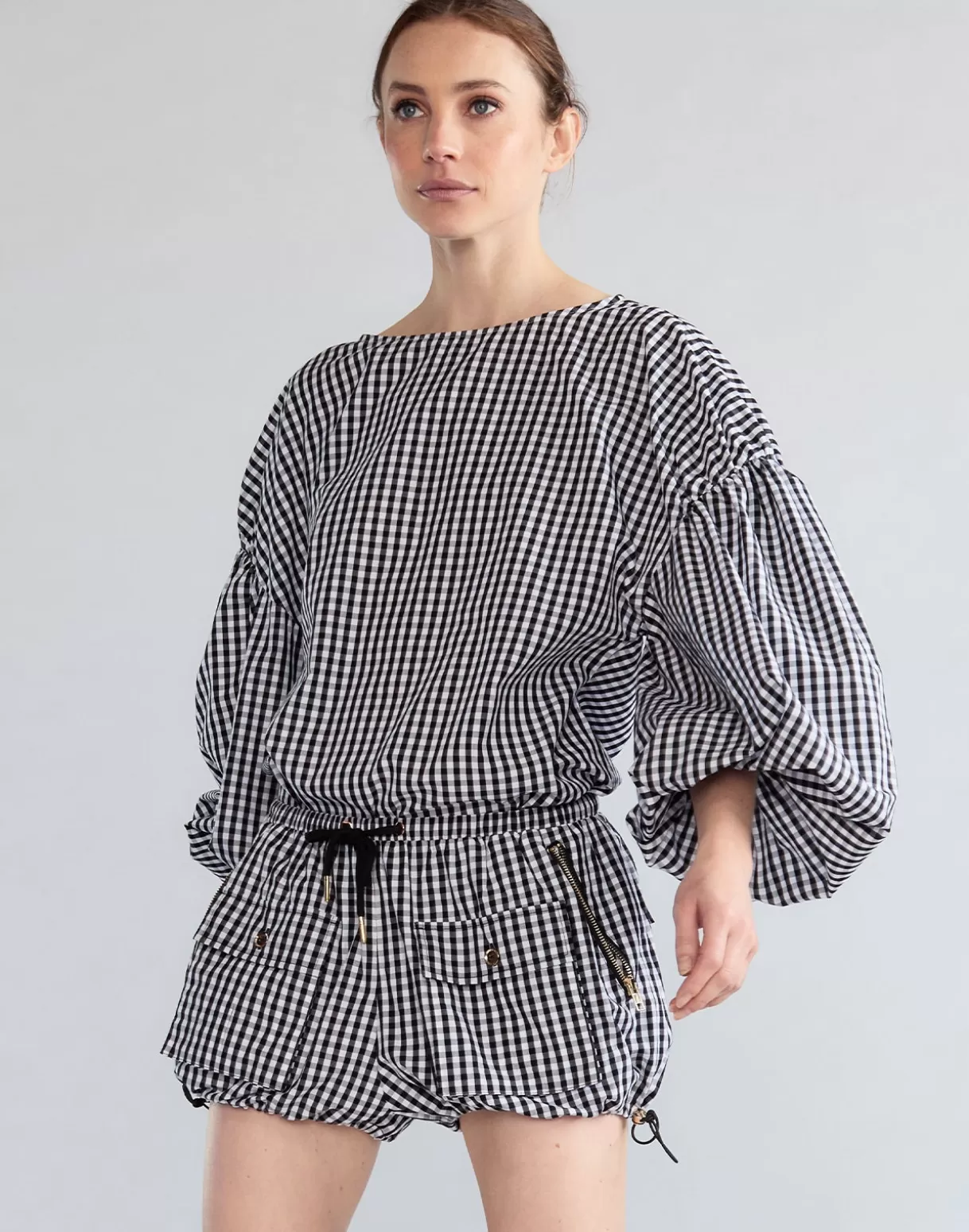 Tops-Cynthia Rowley Geneva Cotton Blouse BWGNH