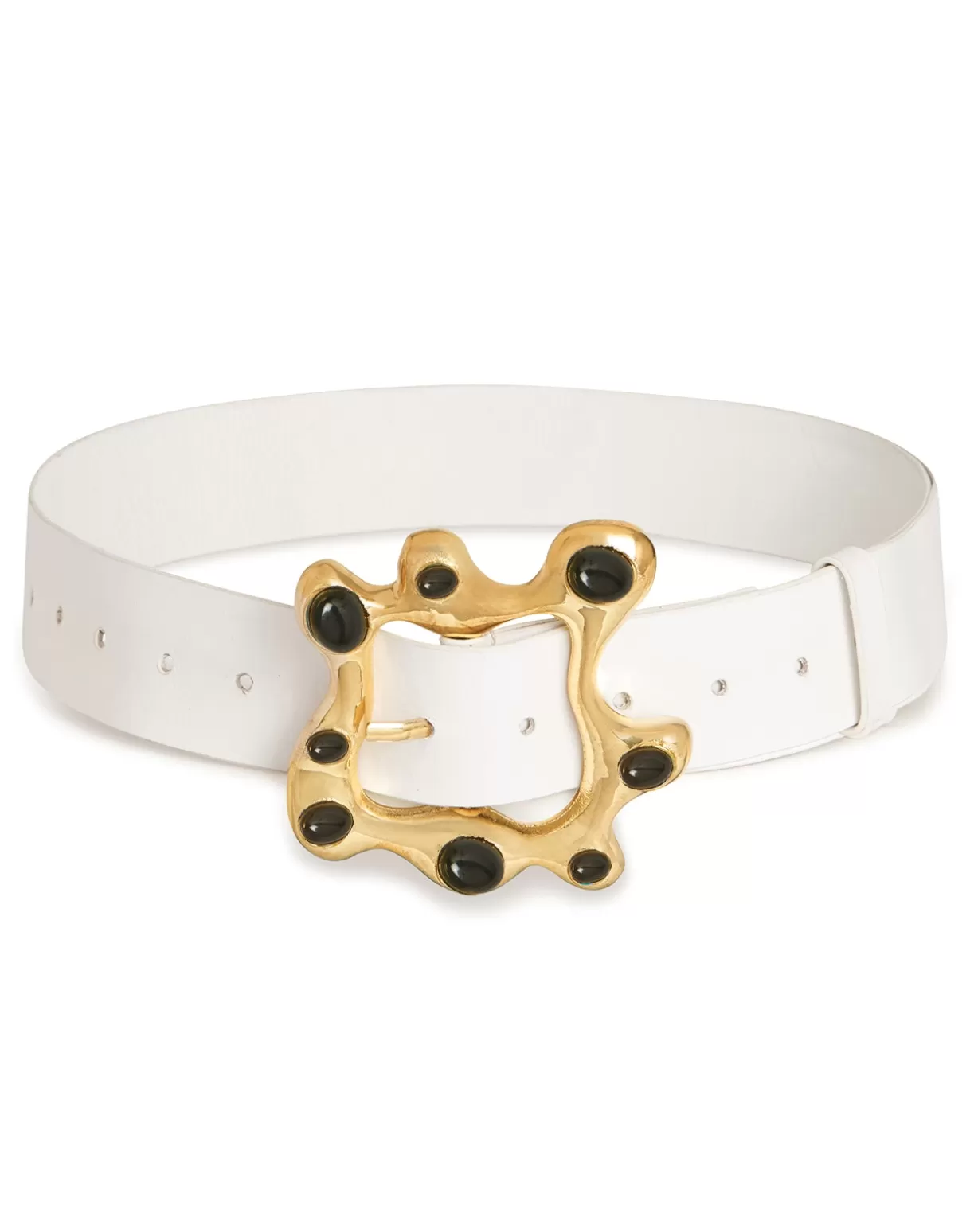 Accessories | Accessories-Cynthia Rowley Hidden Gem Belt WHTBLK