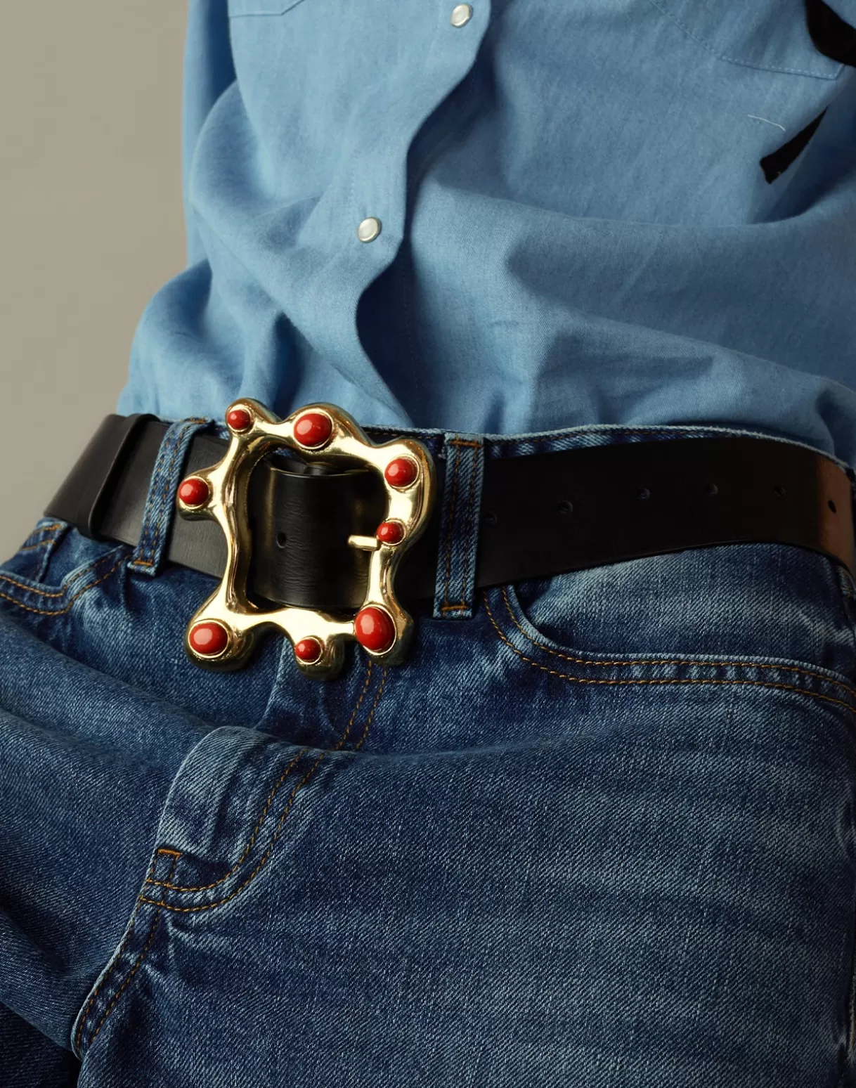 Accessories | Accessories-Cynthia Rowley Hidden Gem Belt BLKRD