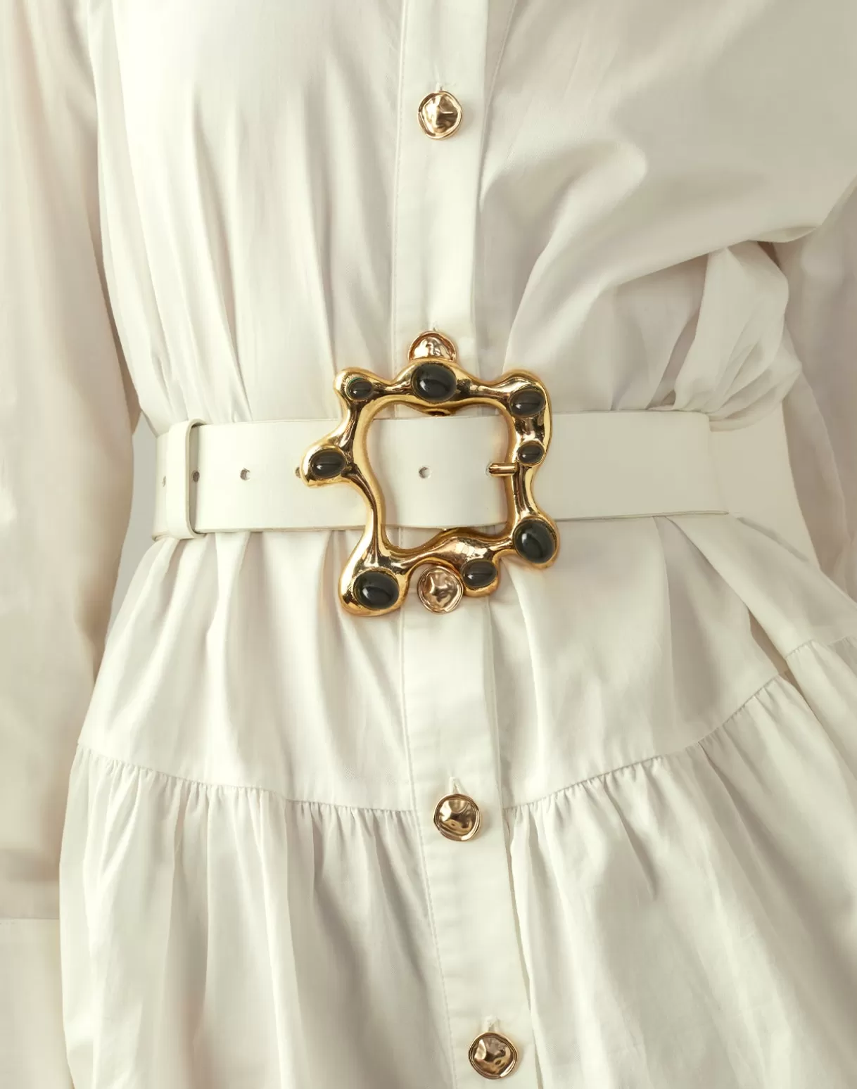 Accessories | Accessories-Cynthia Rowley Hidden Gem Belt WHTBLK