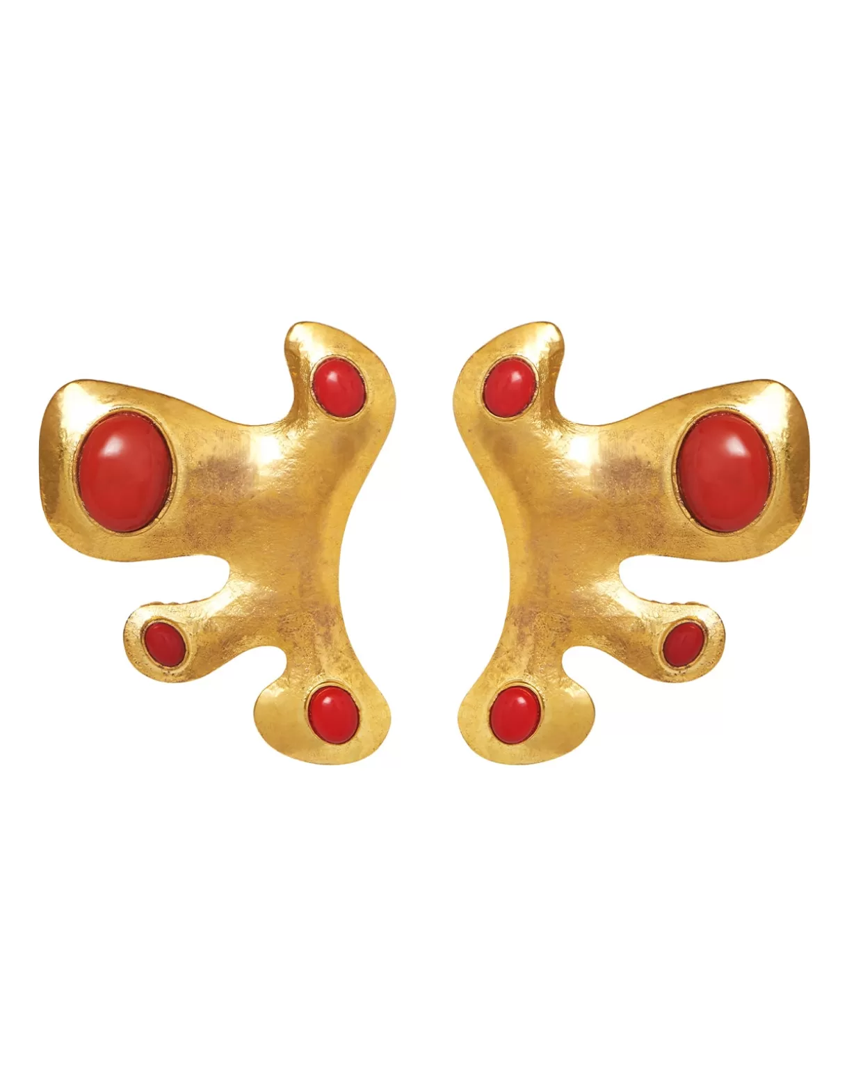 Accessories | Accessories-Cynthia Rowley Hidden Gem Earrings Red