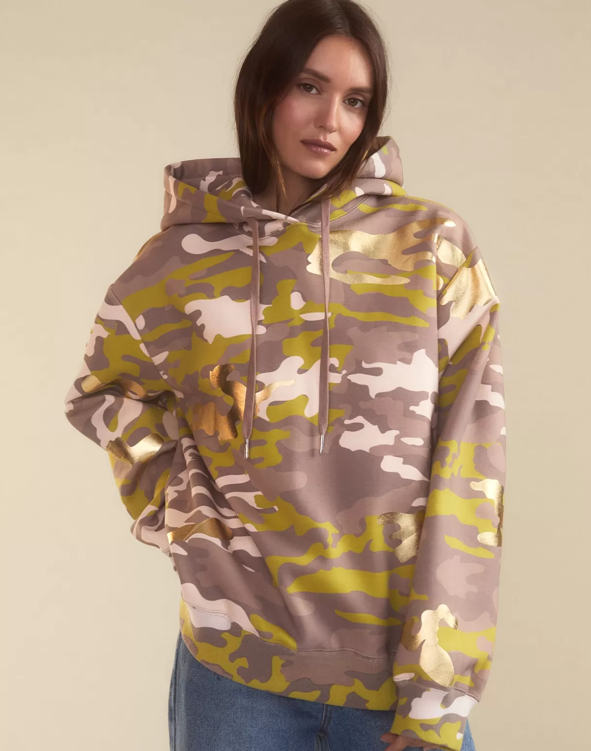 Tops-Cynthia Rowley In Plain Sight Hoodie PNKCMO