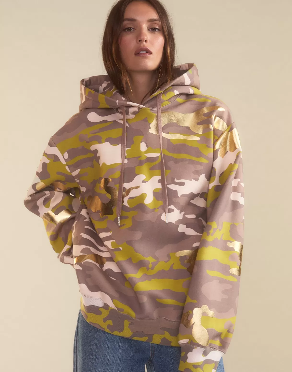 Tops-Cynthia Rowley In Plain Sight Hoodie PNKCMO