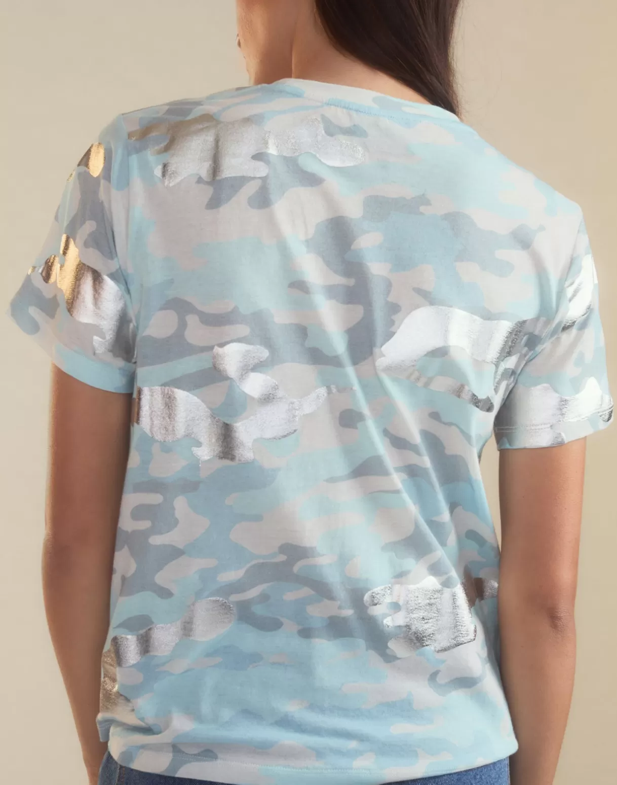 Tops-Cynthia Rowley In Plain Sight Tee BLUCMO