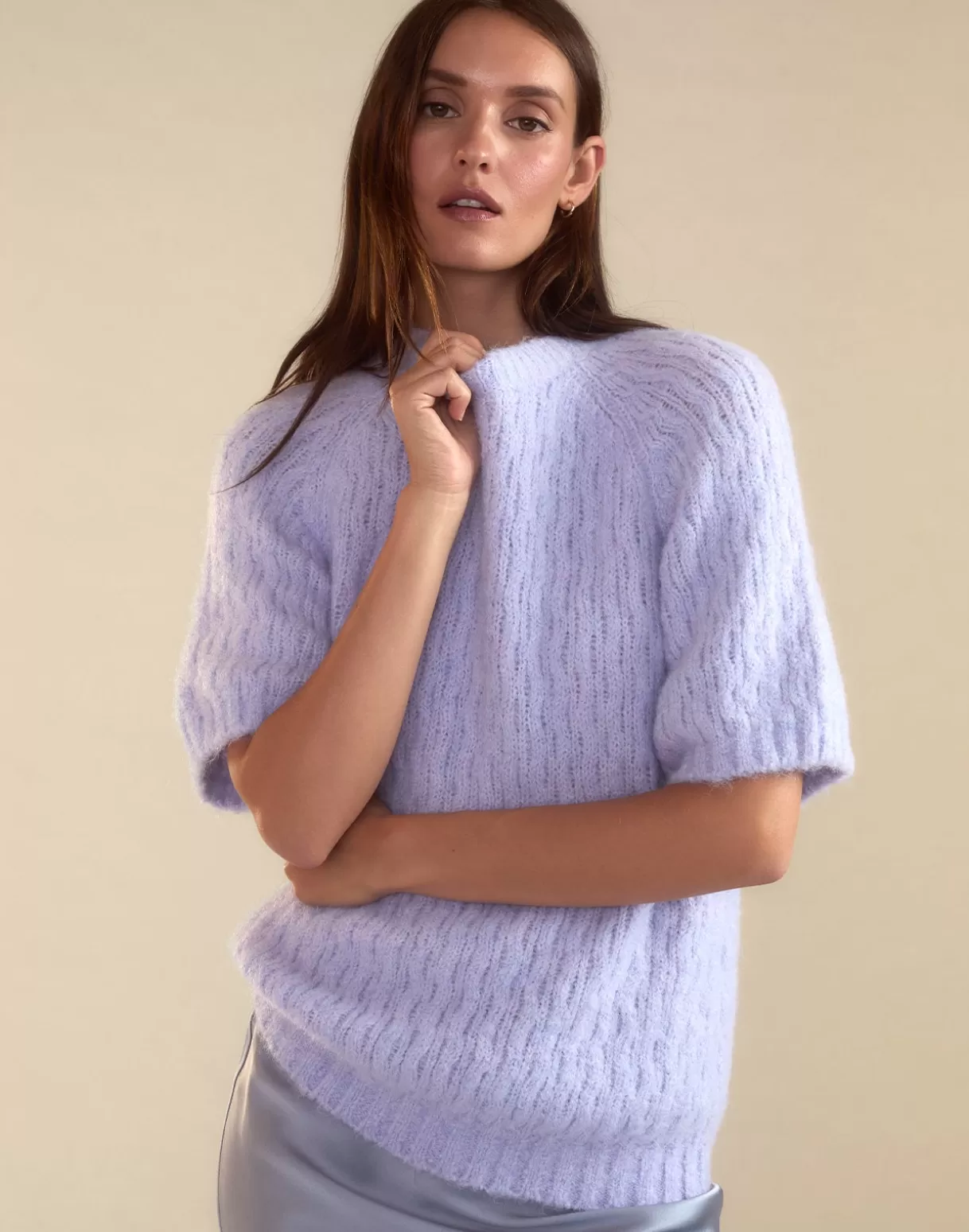 Tops-Cynthia Rowley Kendal Knit Sweater LVNDR