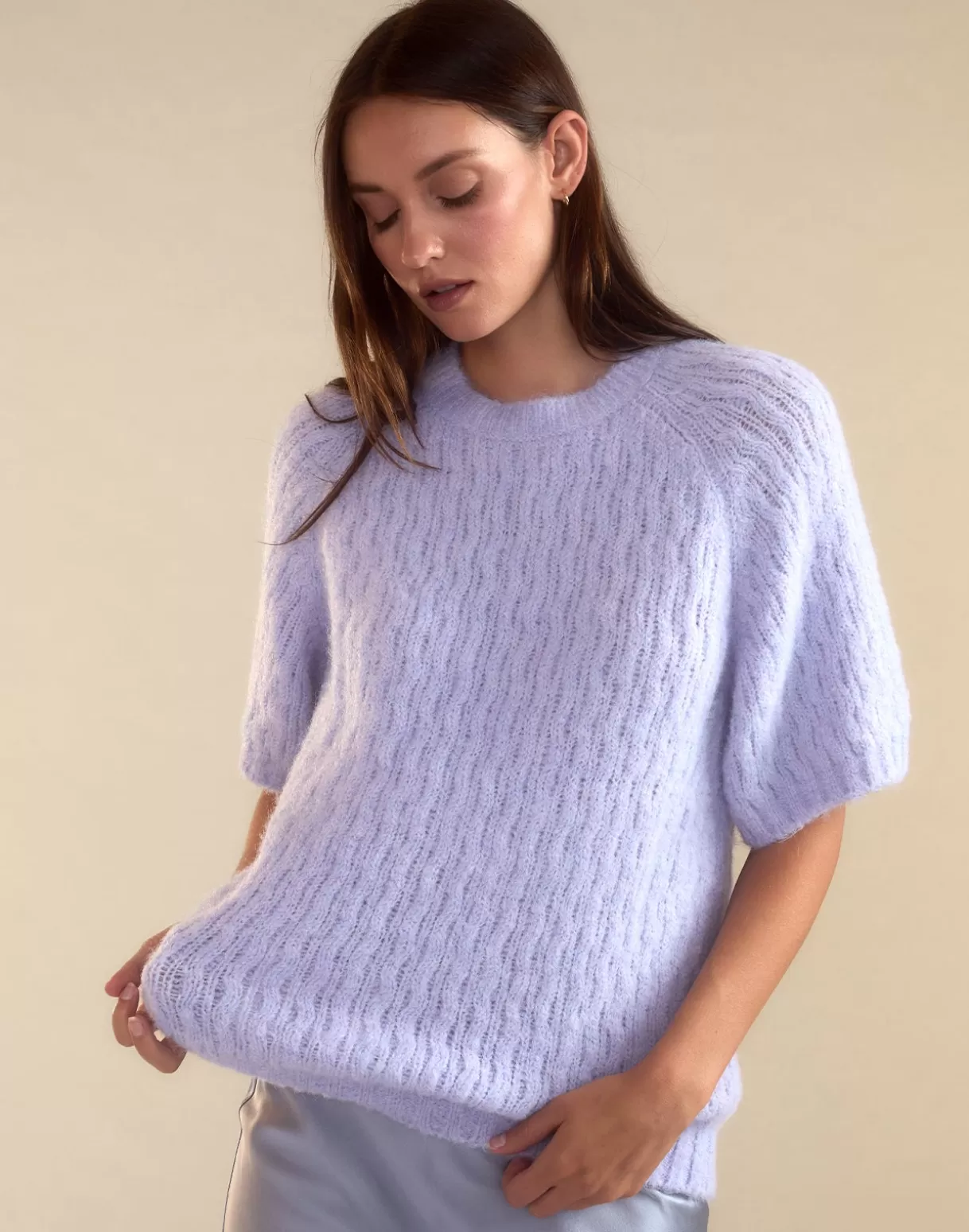 Tops-Cynthia Rowley Kendal Knit Sweater LVNDR