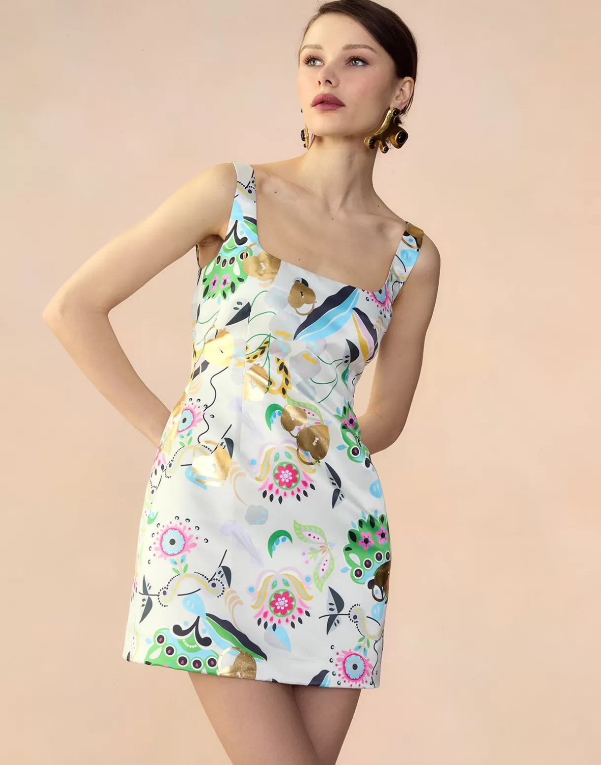 Dresses-Cynthia Rowley Love Locket Dress WHTMT