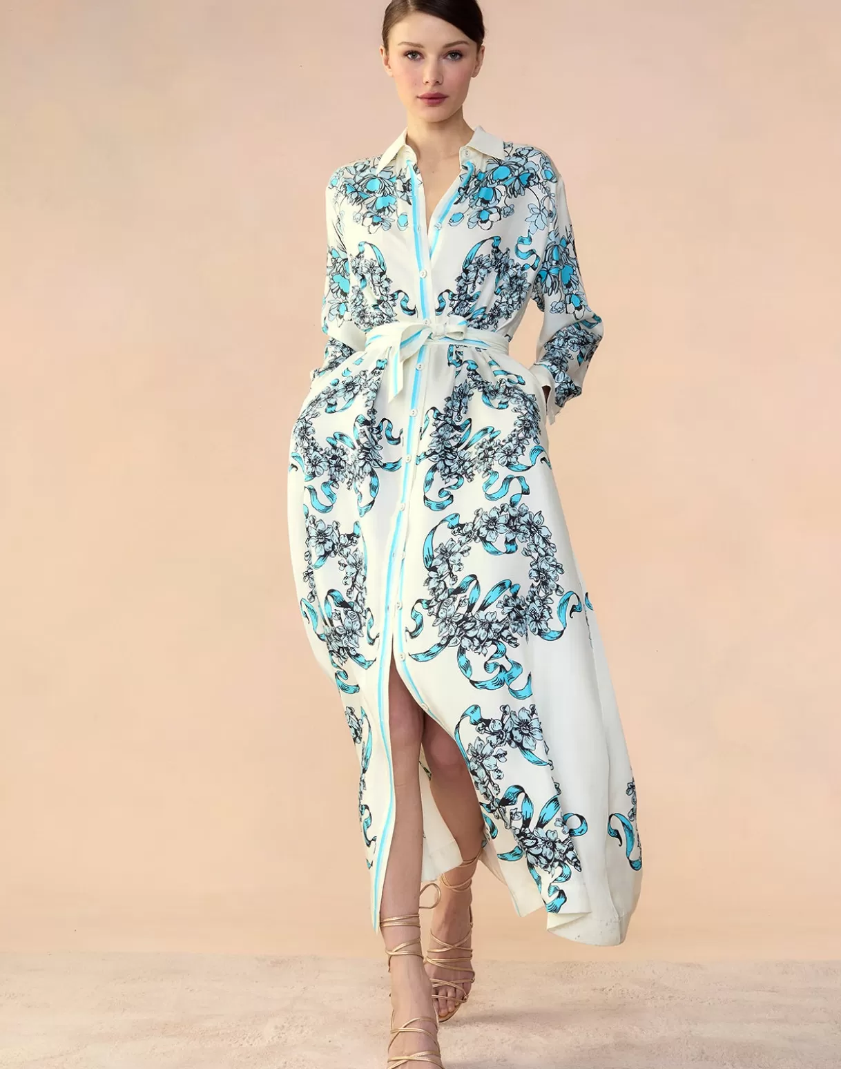 Dresses-Cynthia Rowley Marseille Shirt Dress WTBLU