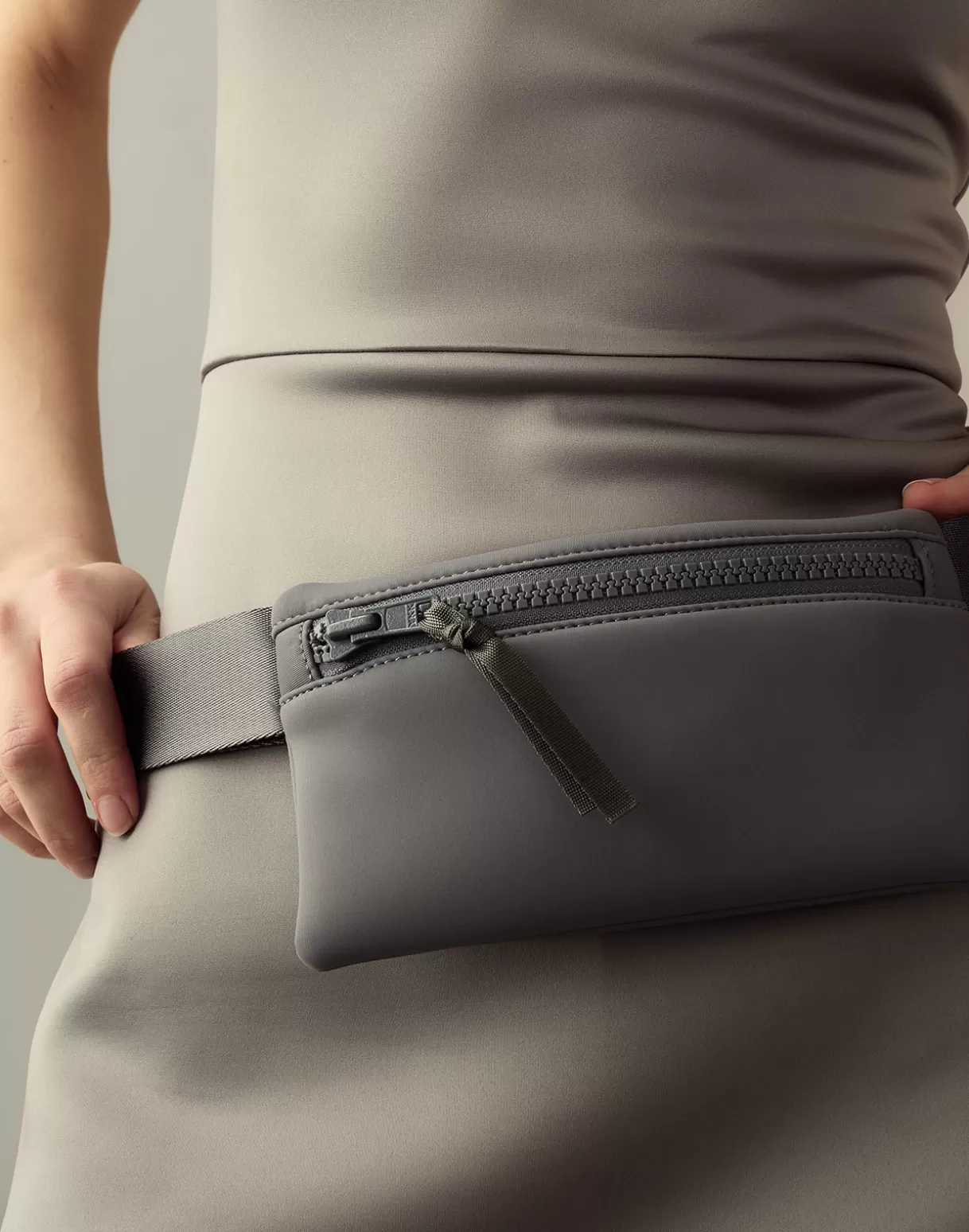 All Sport | Accessories-Cynthia Rowley Neoprene Belt Bag Grey