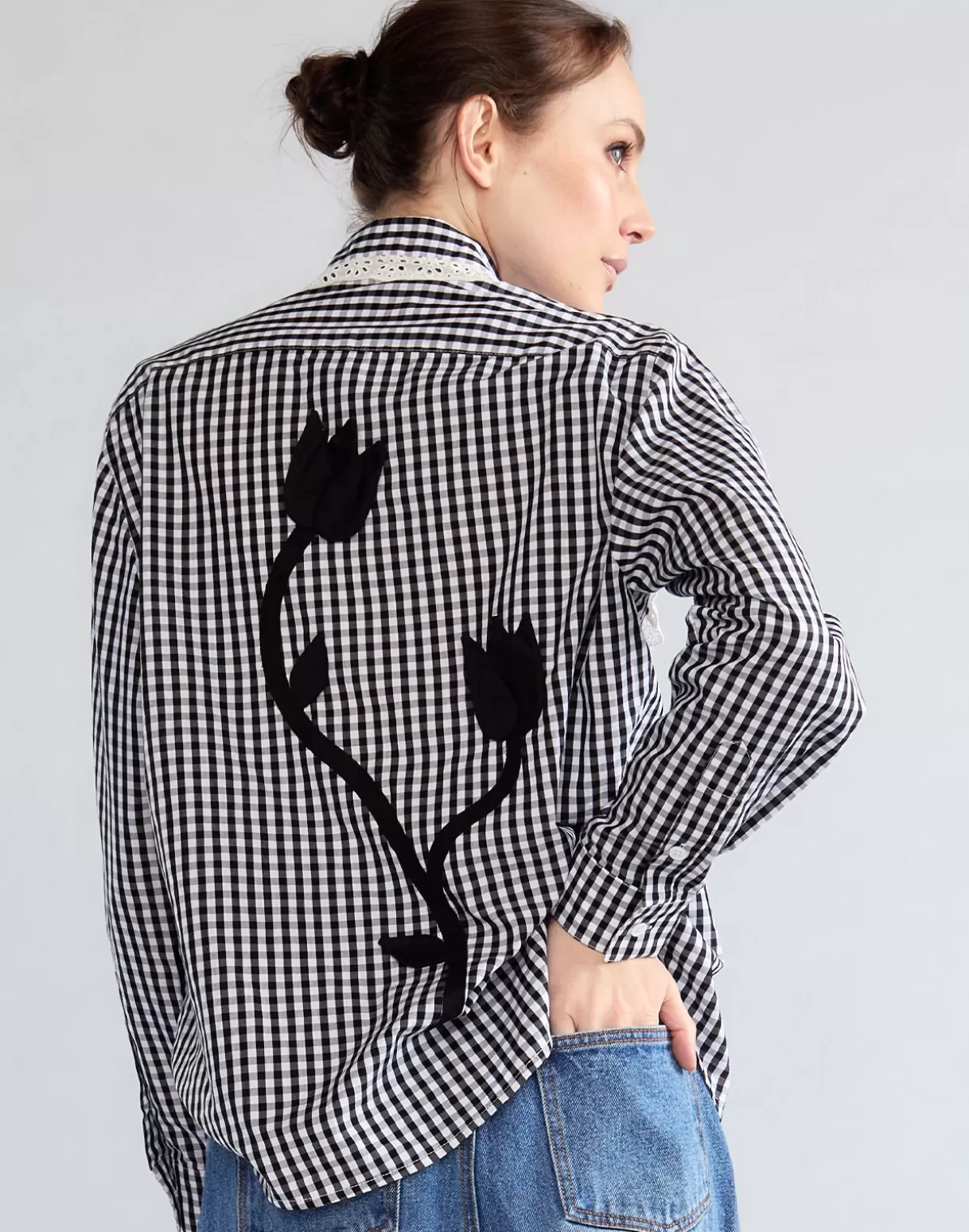 Tops-Cynthia Rowley Not My First Rodeo Shirt BWGNH