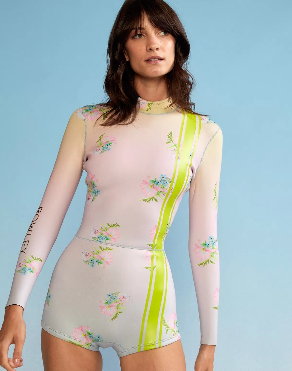 Surf & Swim-Cynthia Rowley Ombre Floral Wetsuit YPBOMB