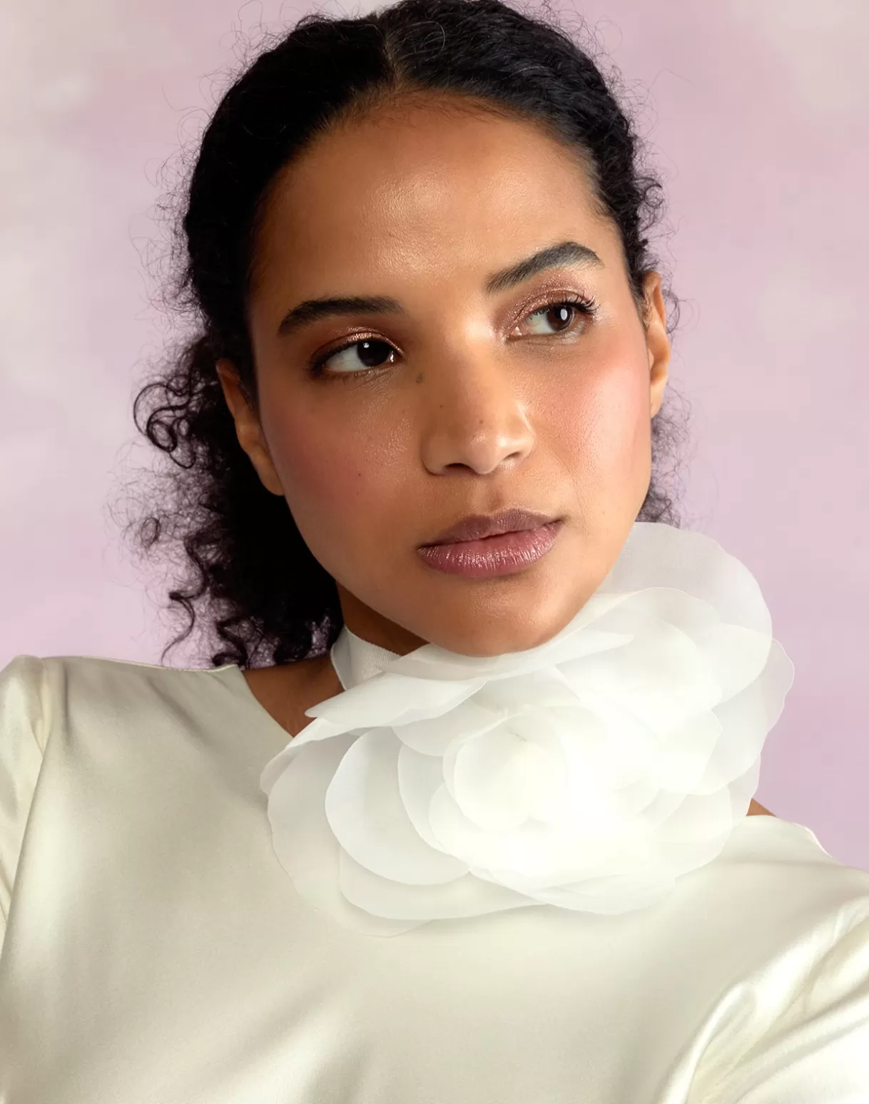Accessories | Accessories-Cynthia Rowley Organza Flower Ties White