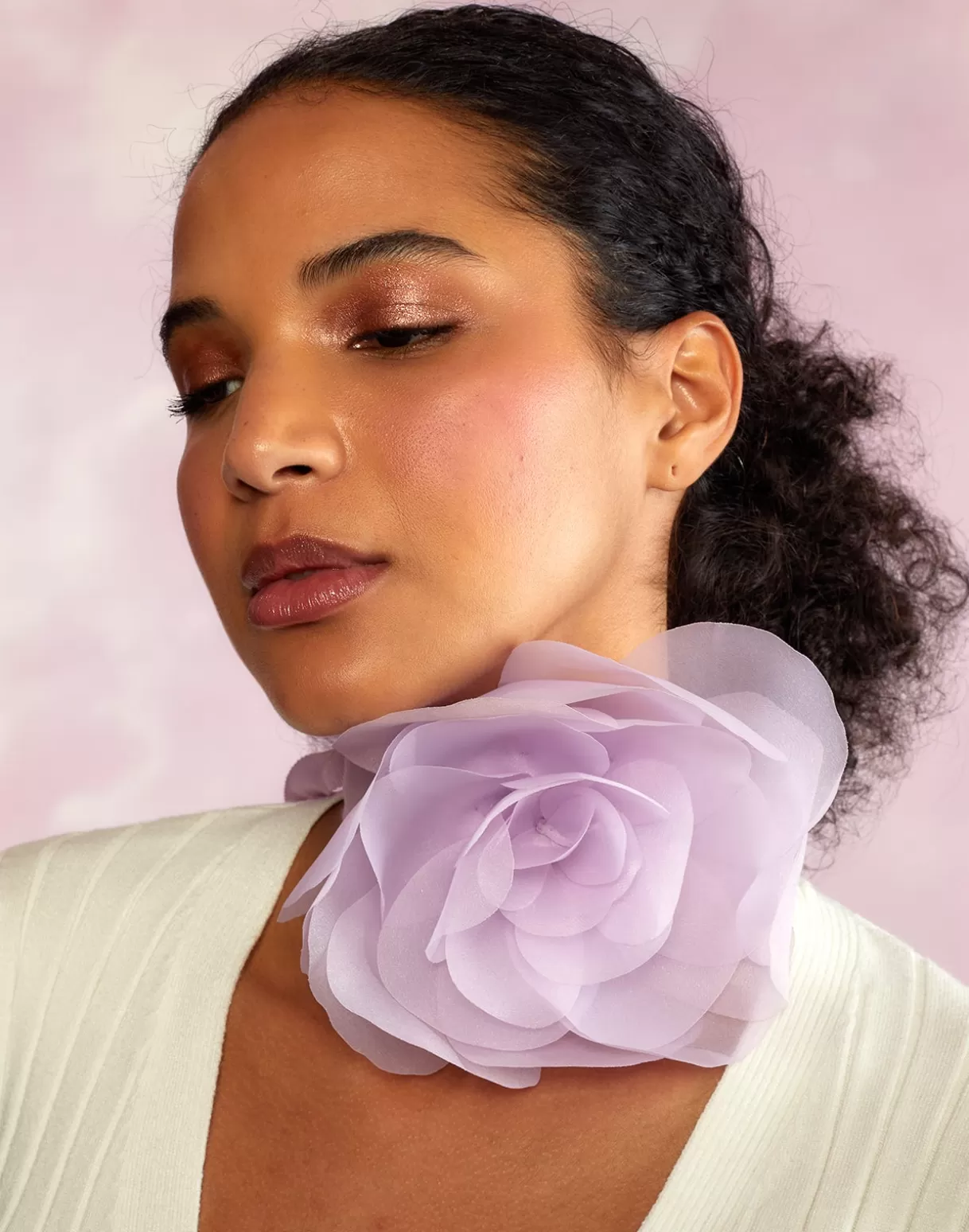 Accessories | Accessories-Cynthia Rowley Organza Flower Ties LVNDR