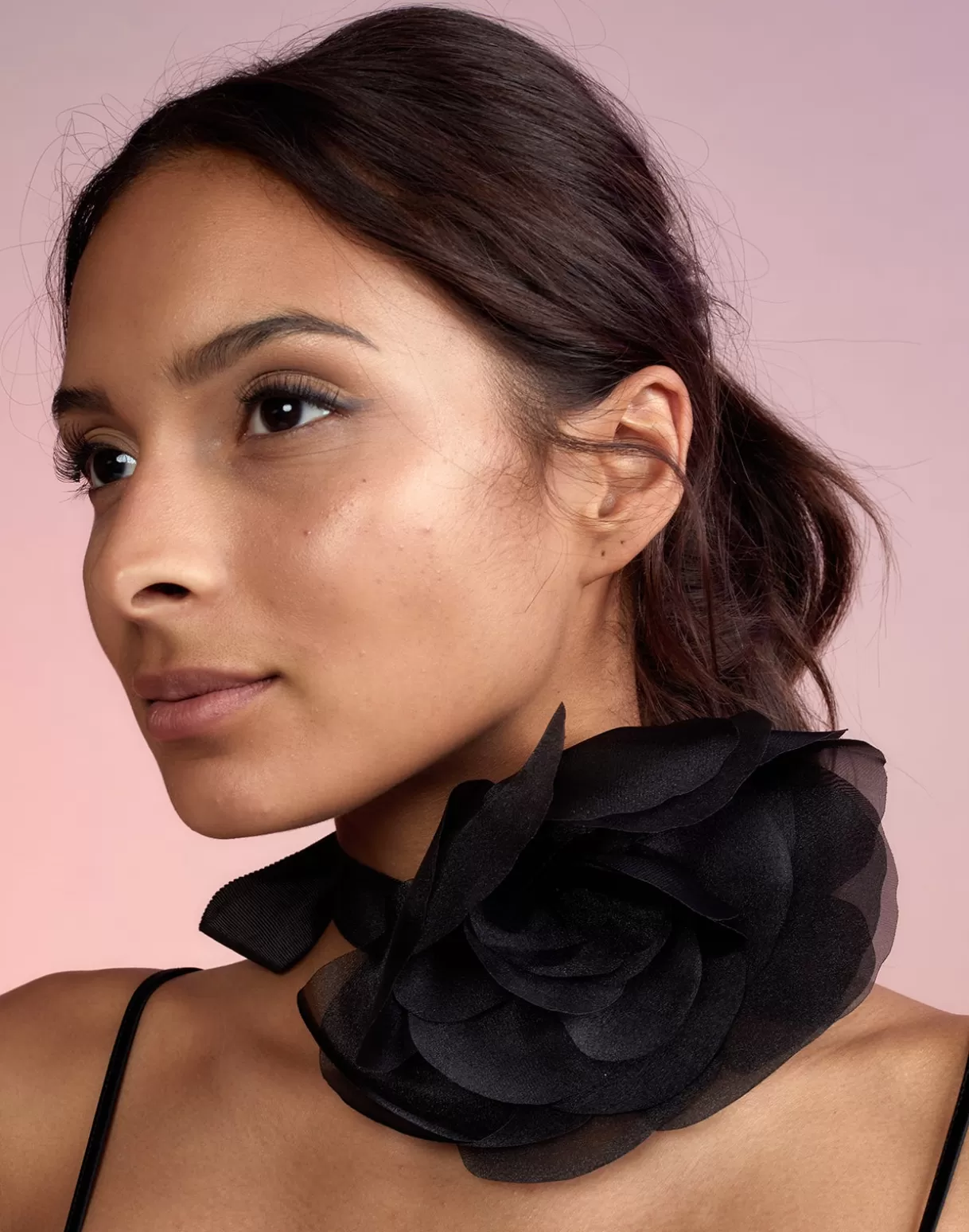 Accessories | Accessories-Cynthia Rowley Organza Flower Ties BLACK