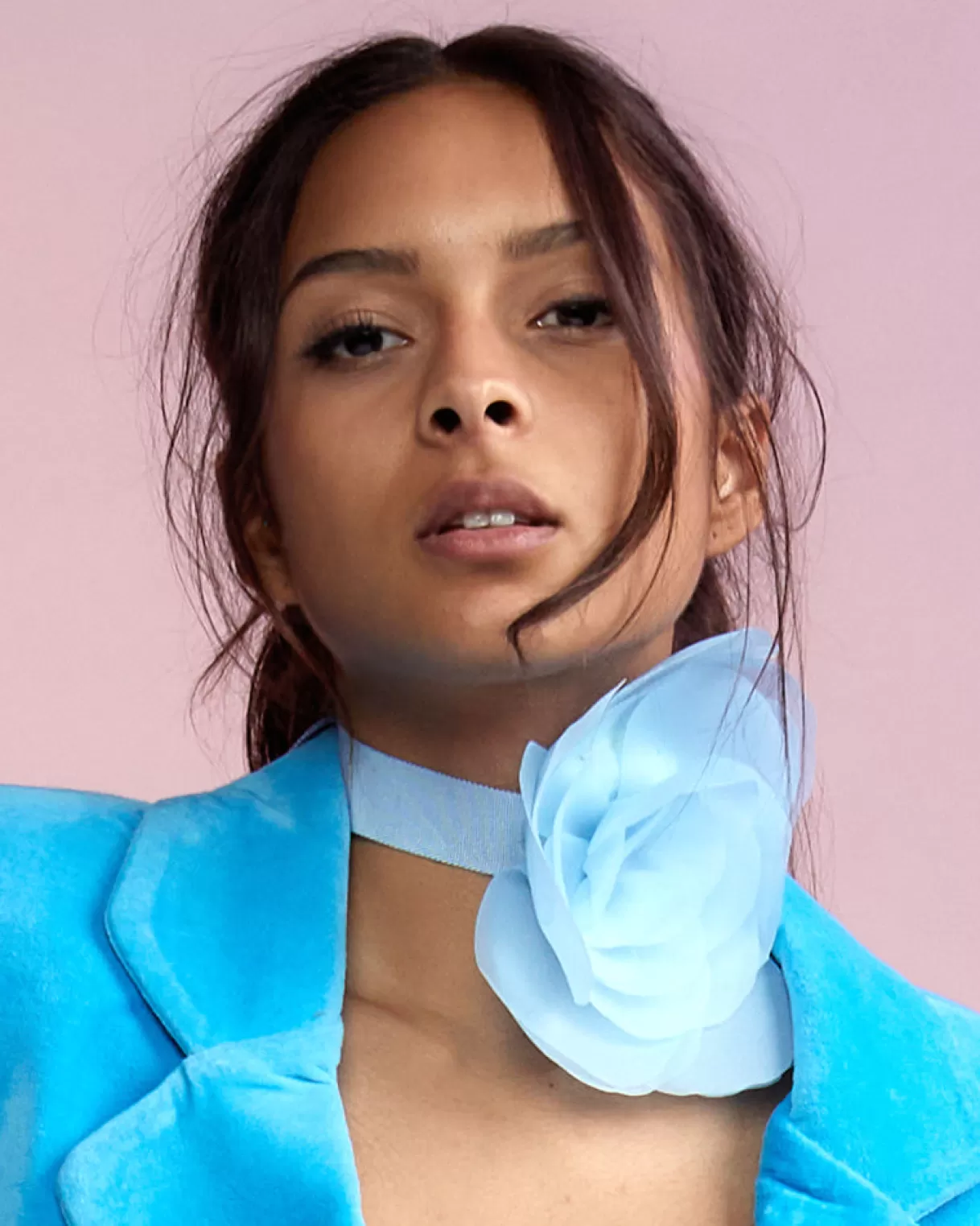 Accessories | Accessories-Cynthia Rowley Organza Flower Ties BLUE