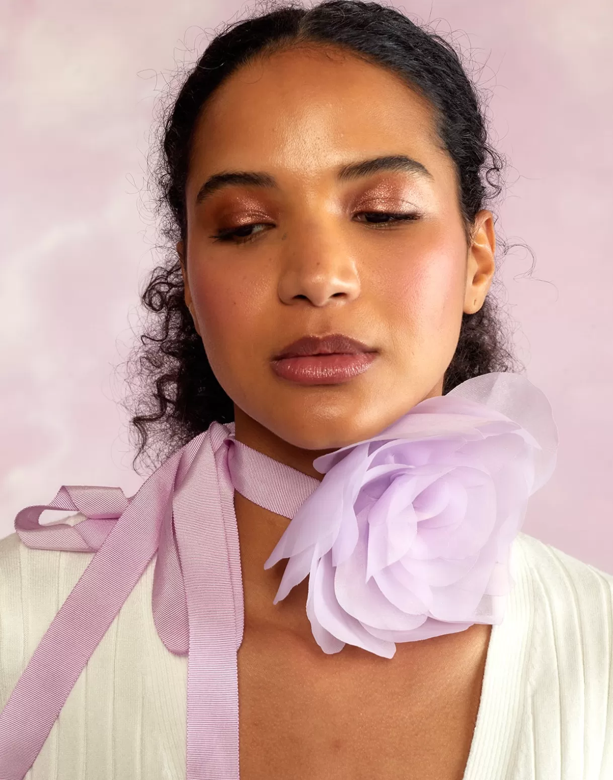 Accessories | Accessories-Cynthia Rowley Organza Flower Ties LVNDR
