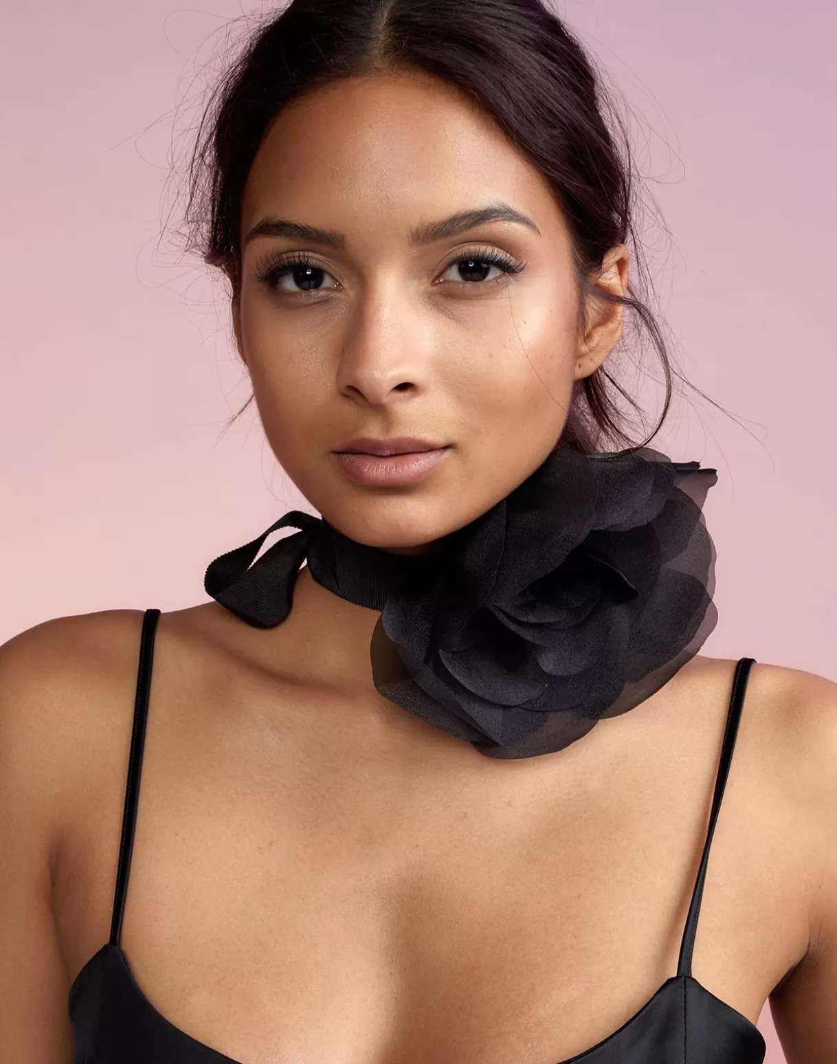 Accessories | Accessories-Cynthia Rowley Organza Flower Ties BLACK