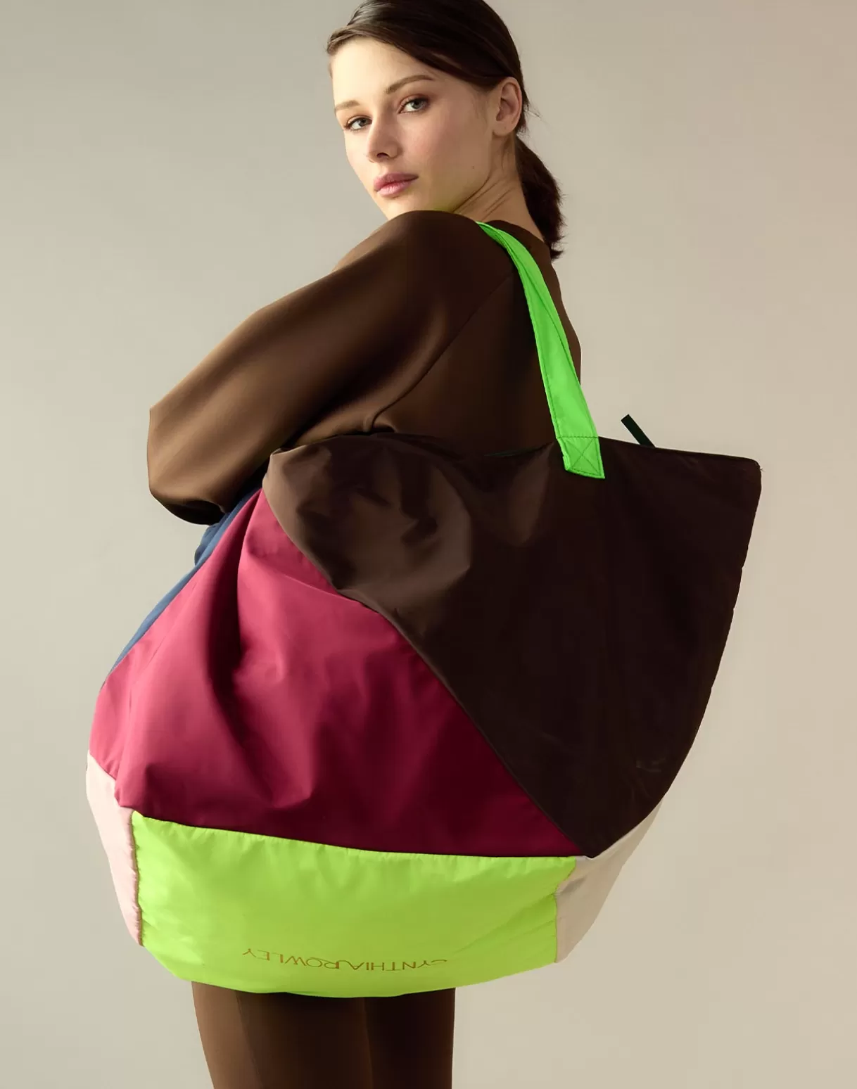 Surf & Swim | All Sport-Cynthia Rowley Oversized Carryall Nylon Tote DRKMT