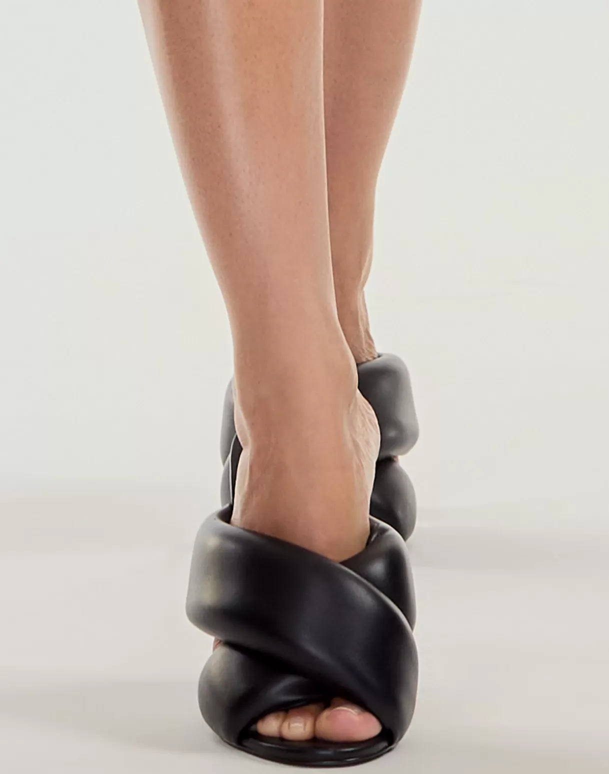 Shoes | Accessories-Cynthia Rowley Padded Crossed Mules BLACK