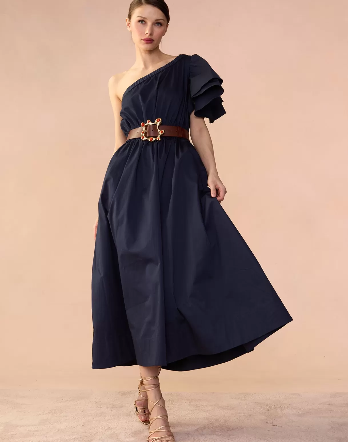 Dresses-Cynthia Rowley Palma Dress Navy