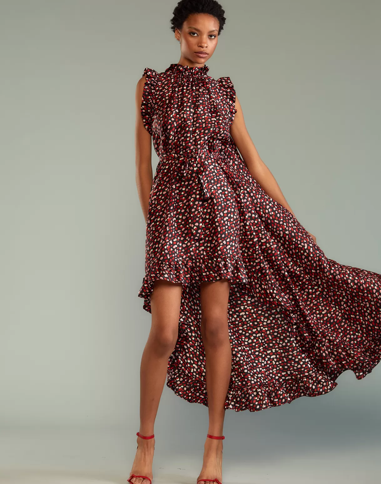 Dresses-Cynthia Rowley Piper Silk Dress BLRDPK