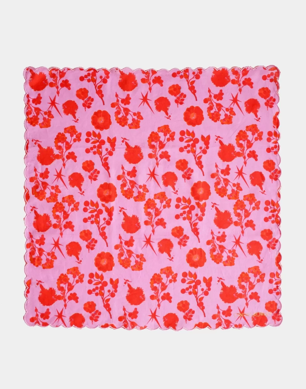 Home-Cynthia Rowley Scallop Embroidered Edge Dinner Napkin
