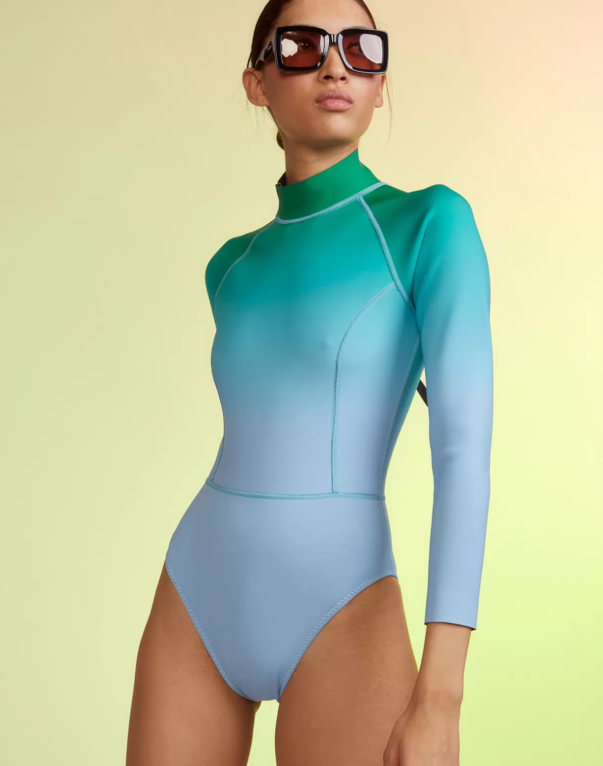 Surf & Swim-Cynthia Rowley Sea Breeze Wetsuit GRBLOM