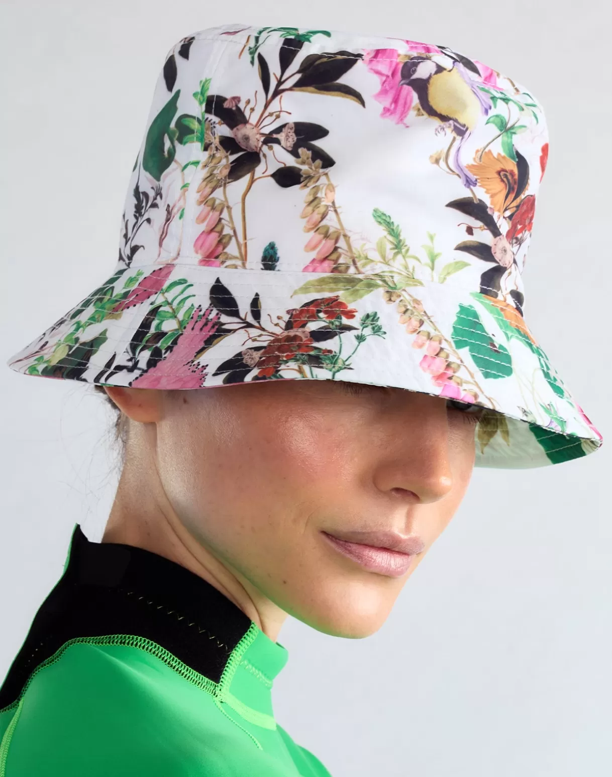 Accessories | Accessories-Cynthia Rowley Secret Garden Bucket Hat WHTMT