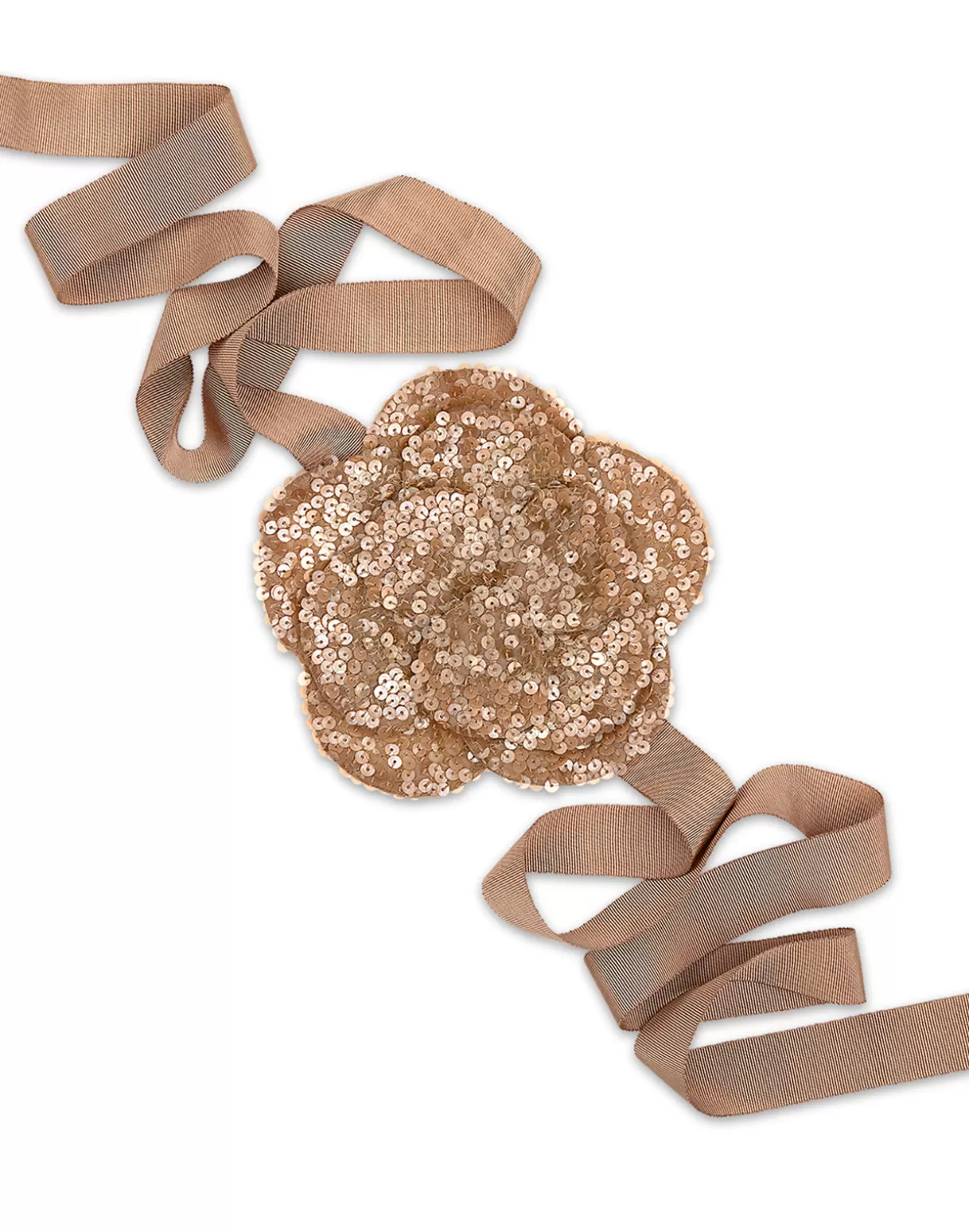 Accessories | Accessories-Cynthia Rowley Sequin Flower Tie CMLMLT