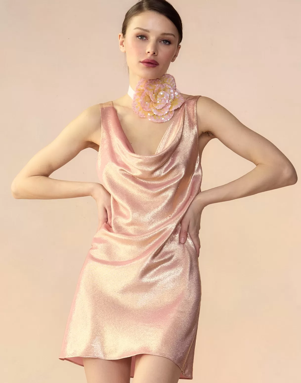 Dresses-Cynthia Rowley Shimmering Siren Dress ROSGD