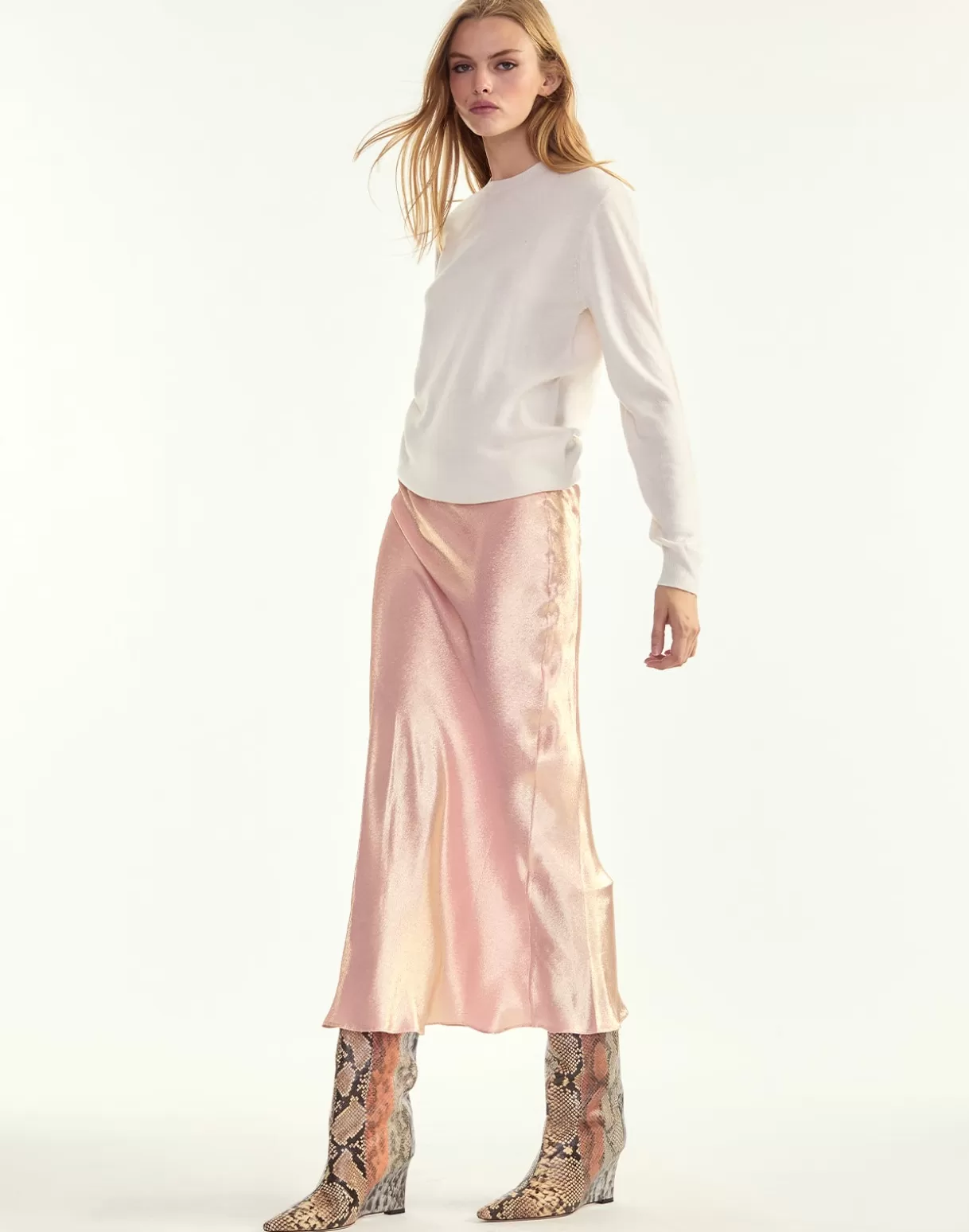 Bottoms-Cynthia Rowley Shimmering Siren Skirt ROSGD