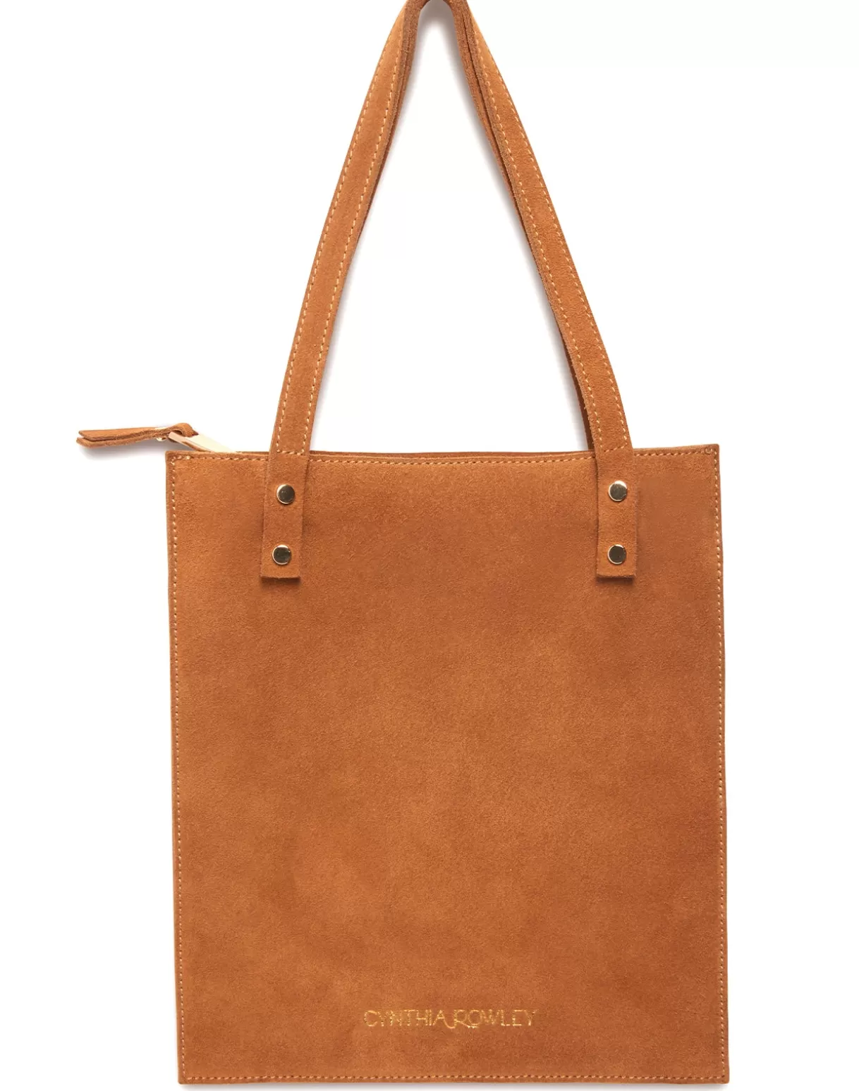 Accessories | Accessories-Cynthia Rowley Sleek Suede Tote BROWN