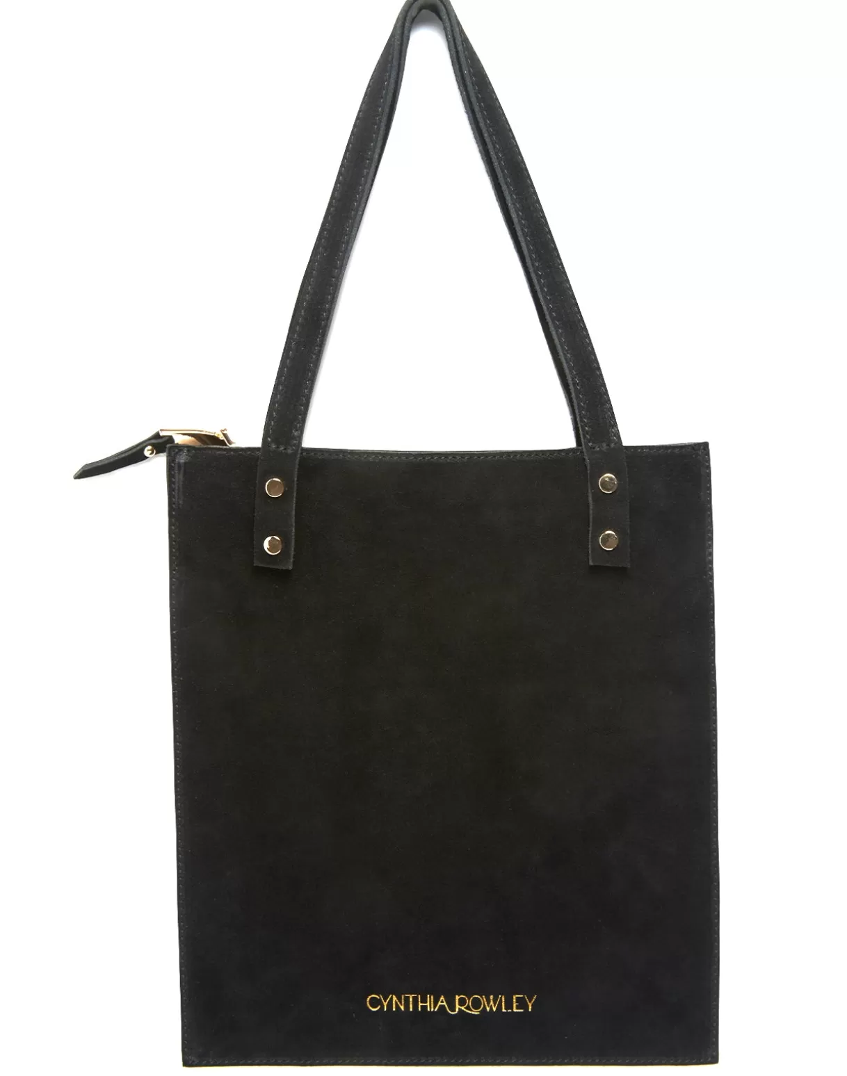 Accessories | Accessories-Cynthia Rowley Sleek Suede Tote BLACK